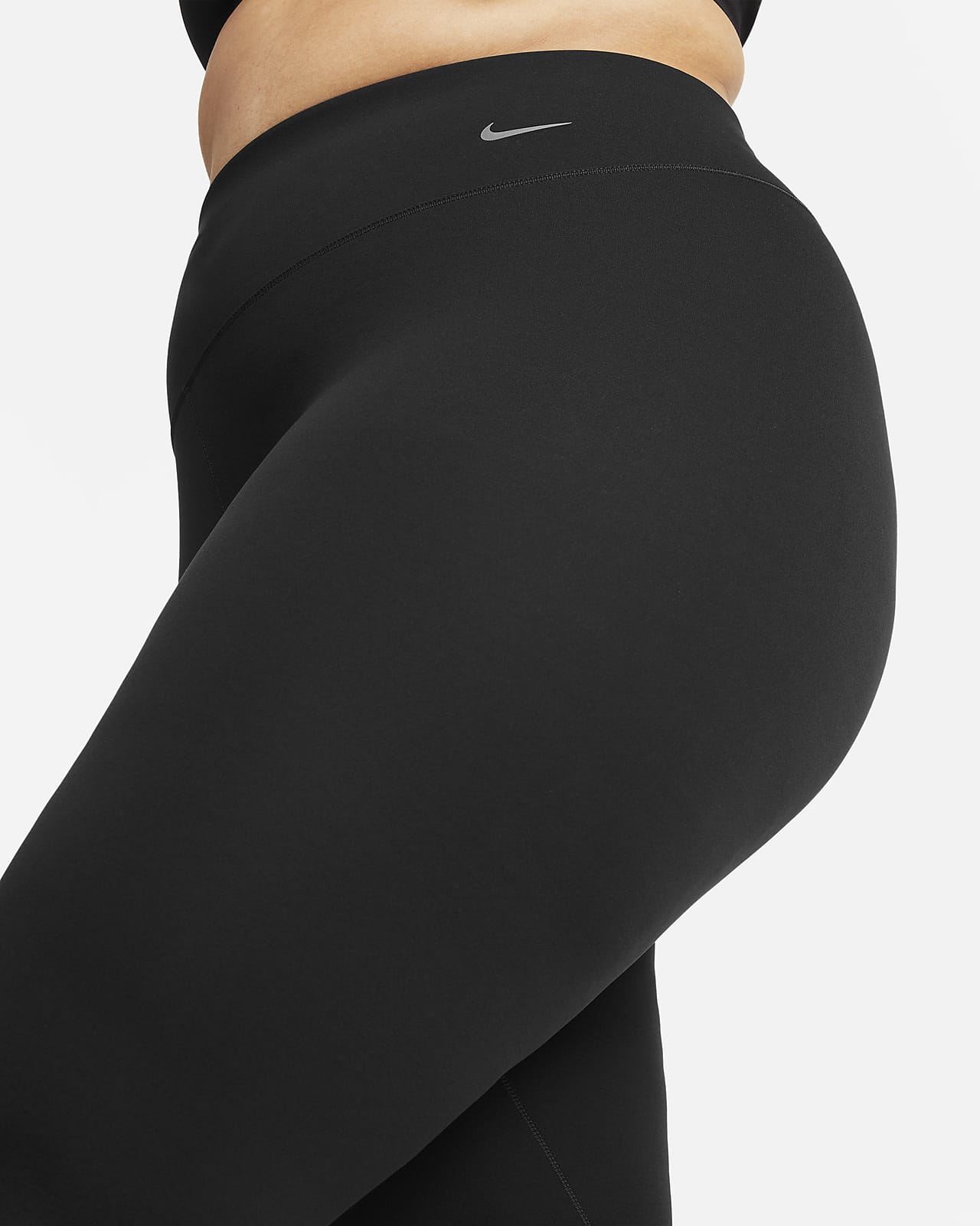 Nike Training One Dri-FIT high rise sculpt leggings in grey
