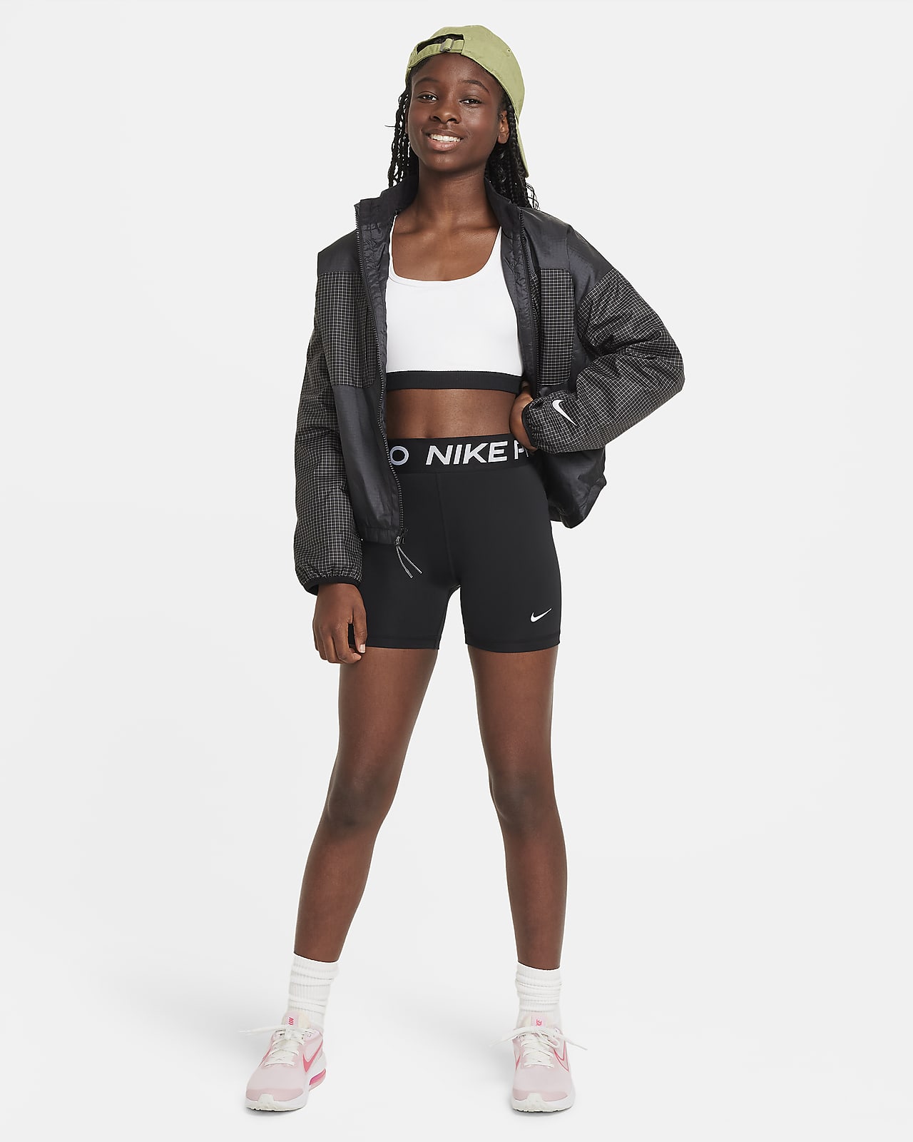 Nike Pro Big Kids' (Girls') Shorts.