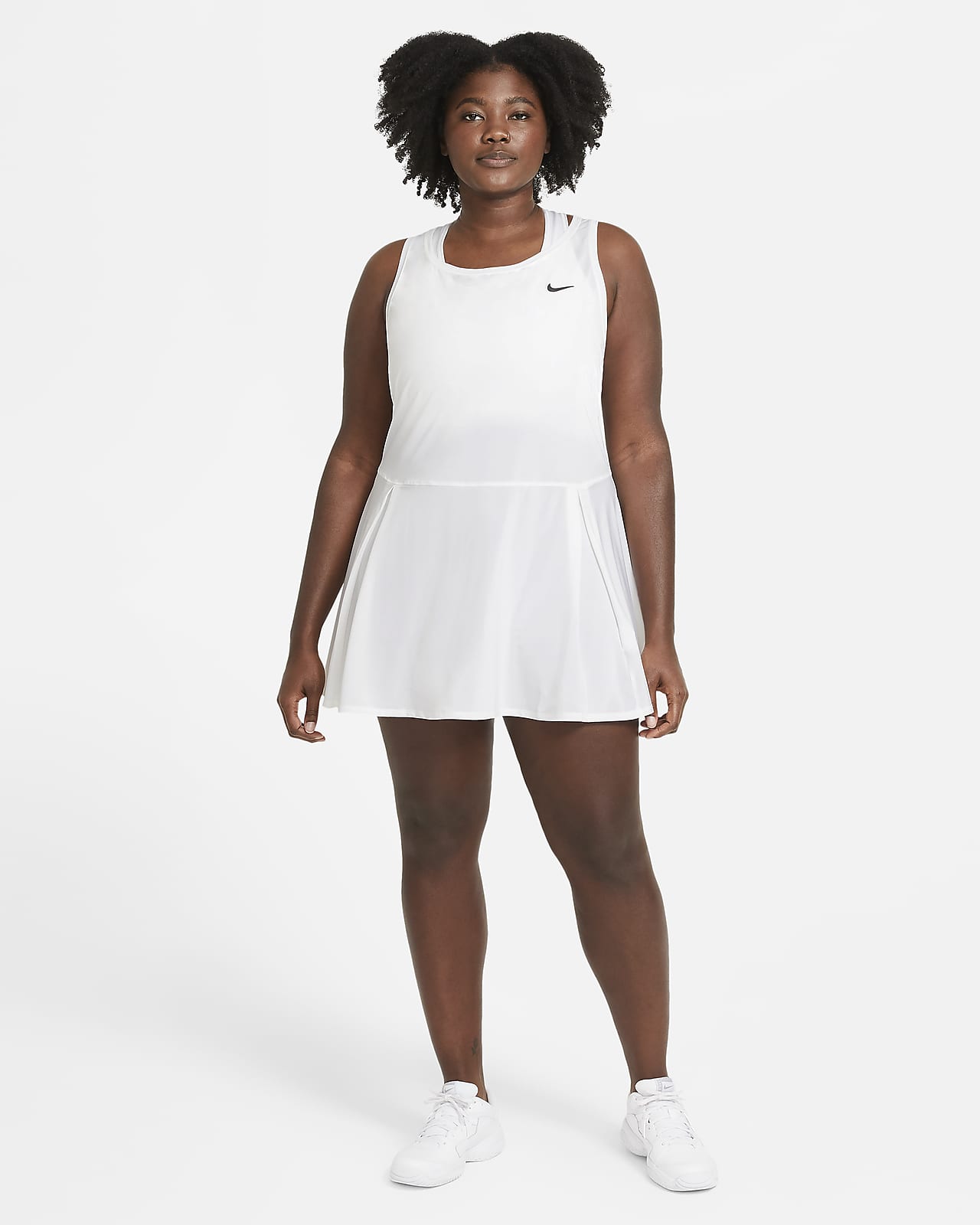 Nikecourt Dri-fit Advantage Womens Tennis Dress Plus Size Nikecom