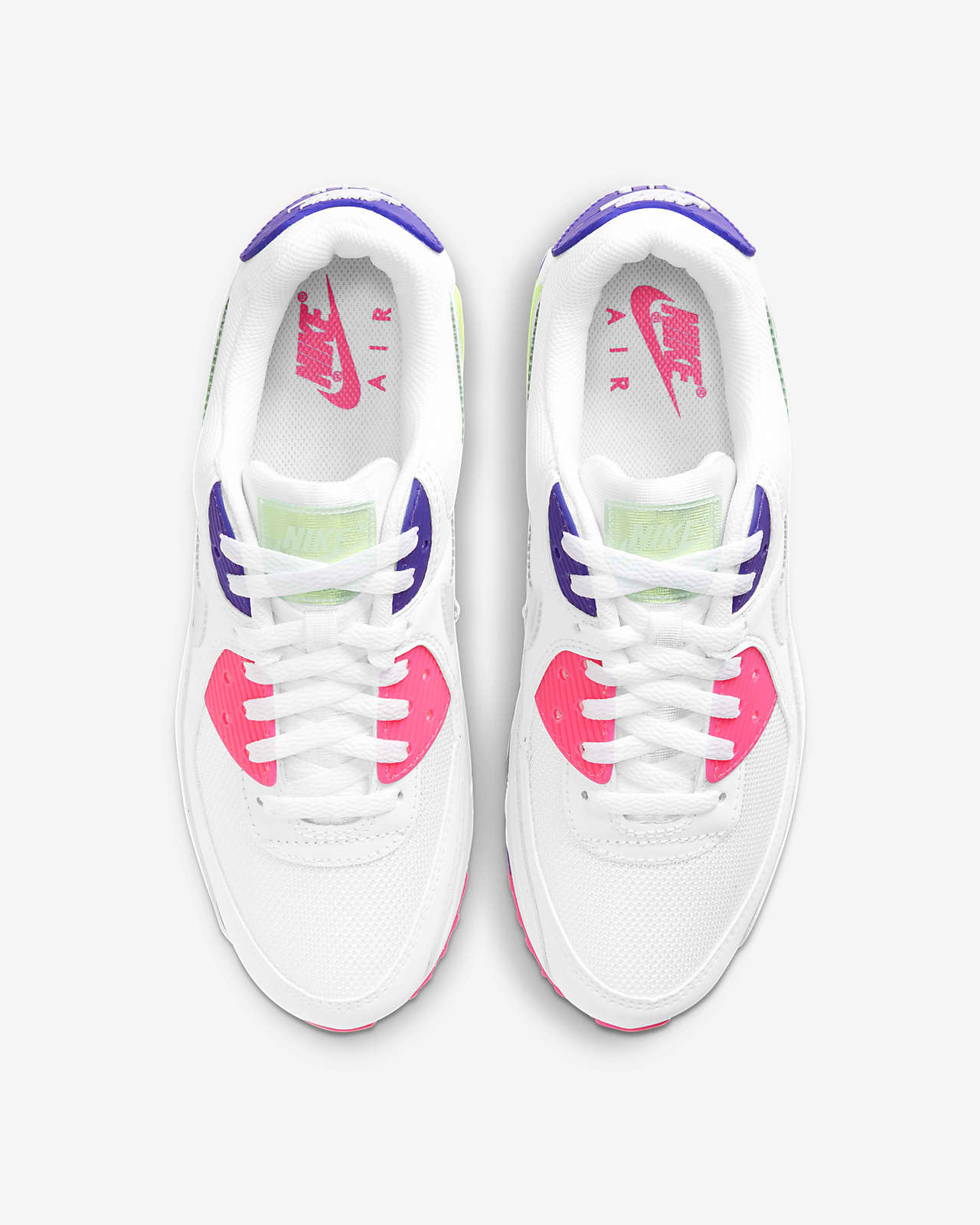 nike air max pink blue white