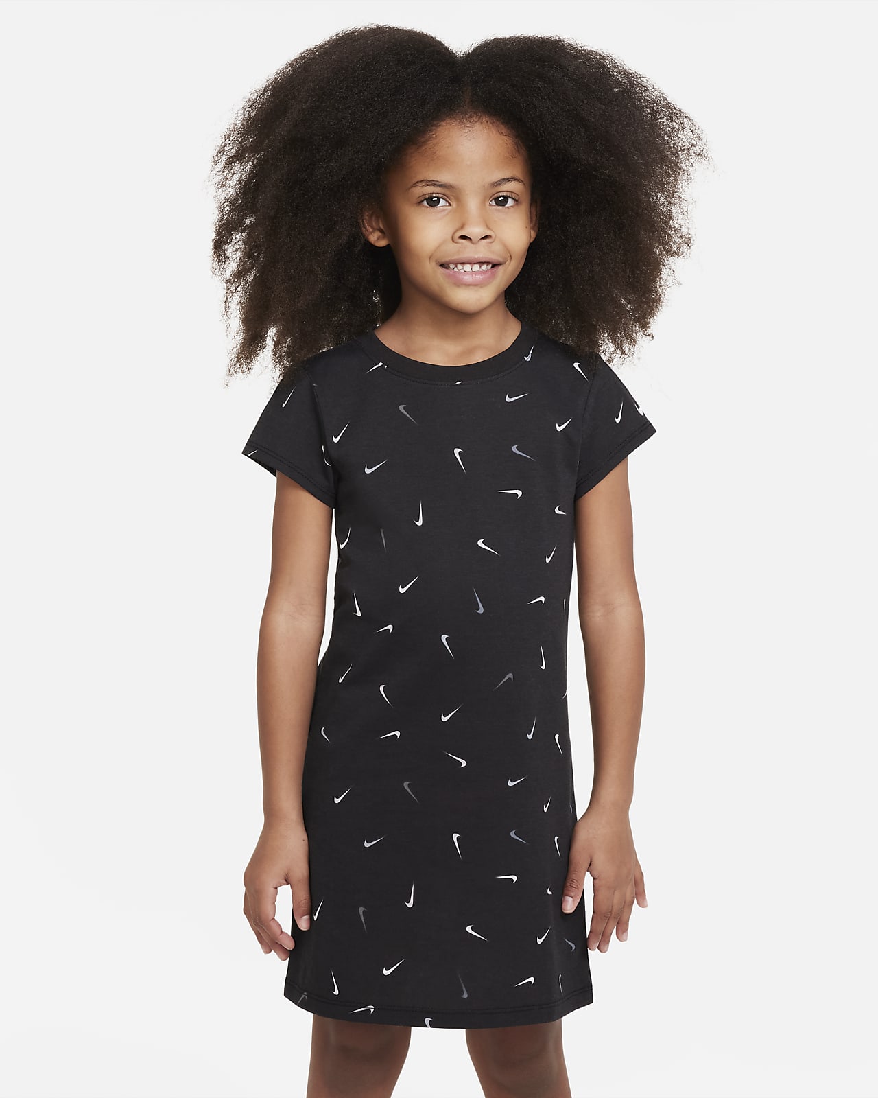 Nike Swoosh Printed Tee Dress Little Kids' Dress