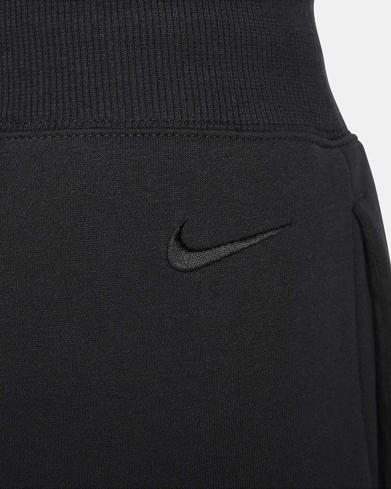 Nike Sportswear Women's High-Waisted Wide-Leg Fleece Pants.