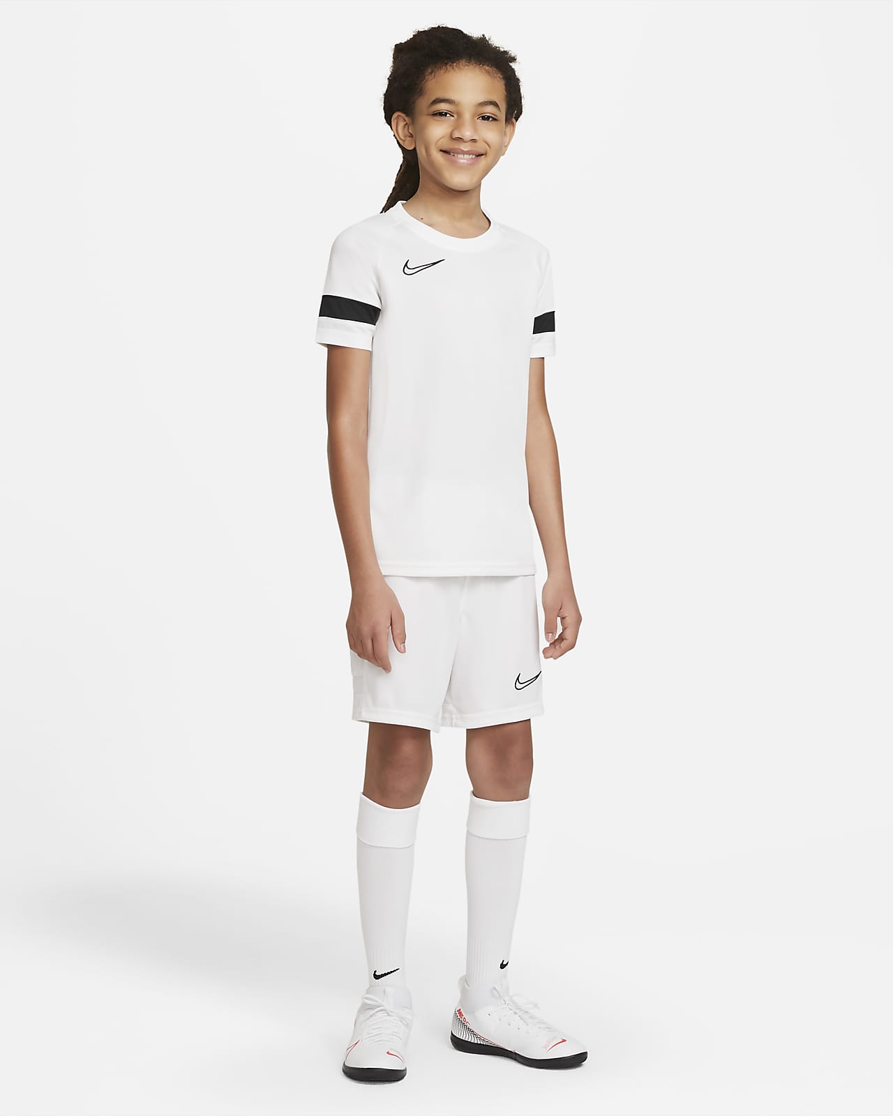 Nike Dri-FIT Academy Older Kids' Short-Sleeve Football Top. Nike AE