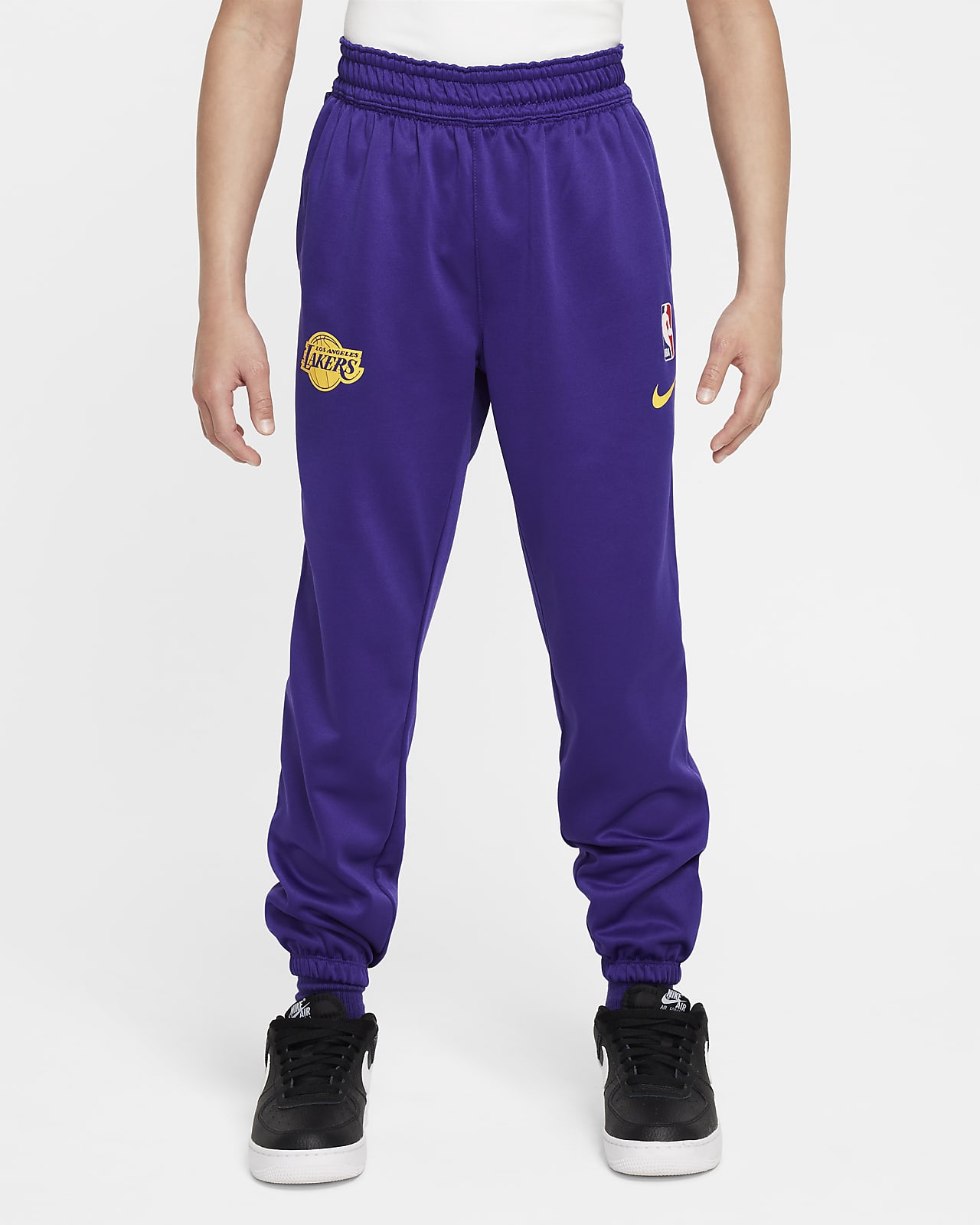 Spodnie dla dużych dzieci Nike Dri-FIT NBA Los Angeles Lakers Spotlight