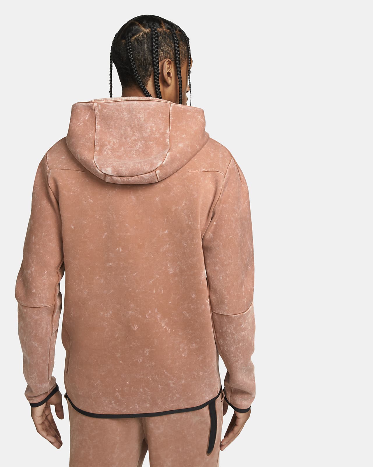 Nike Sportswear Tech Fleece Men's Wash FullZip Hoodie. Nike BE