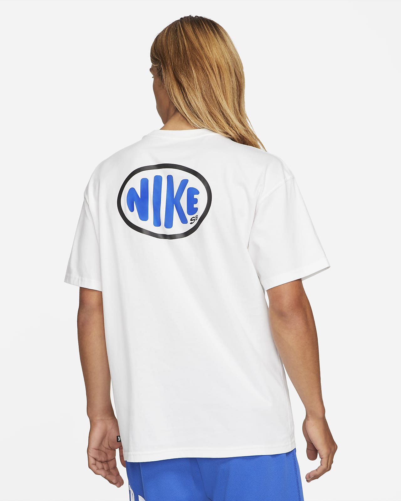 white nike sb t shirt