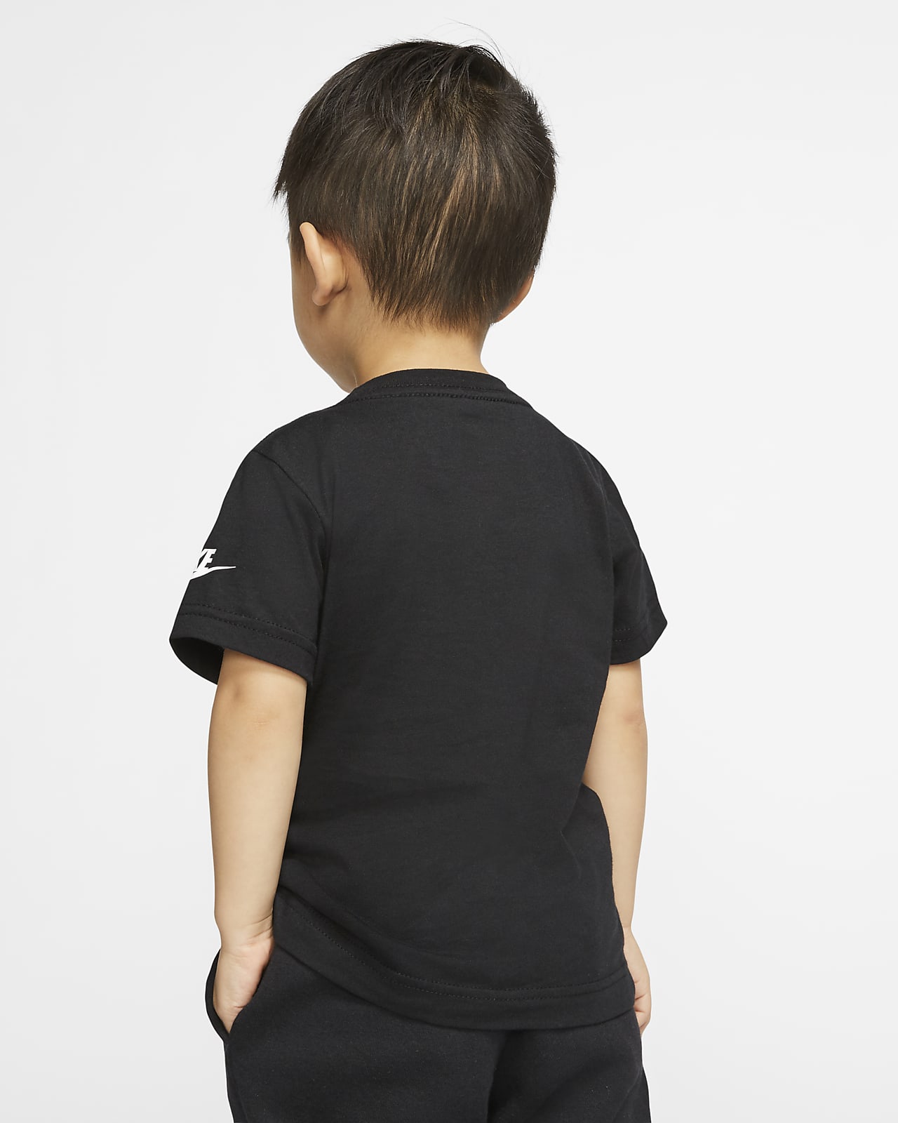 toddler black nike shirt