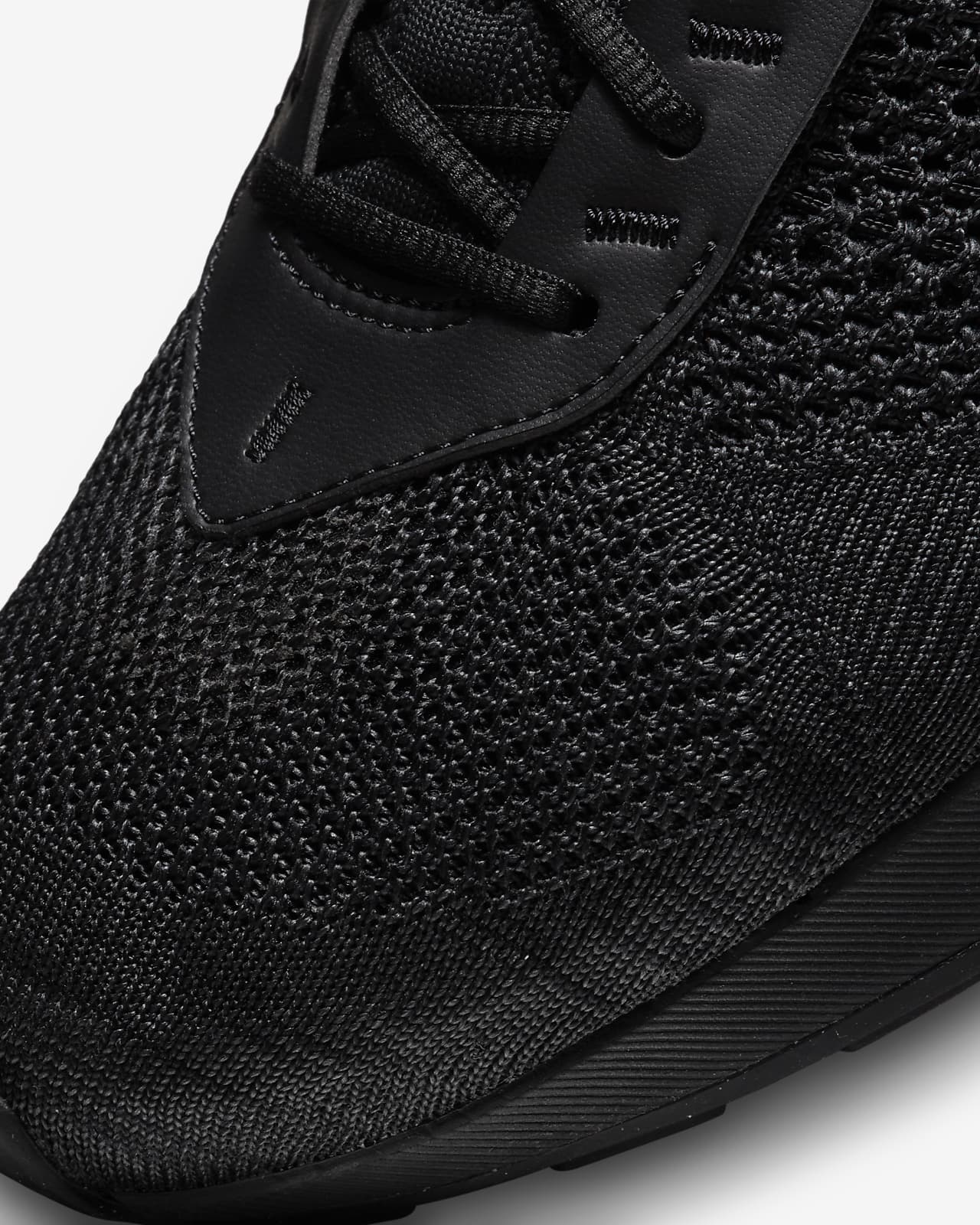 Nike flyknit racer shop triple black australia