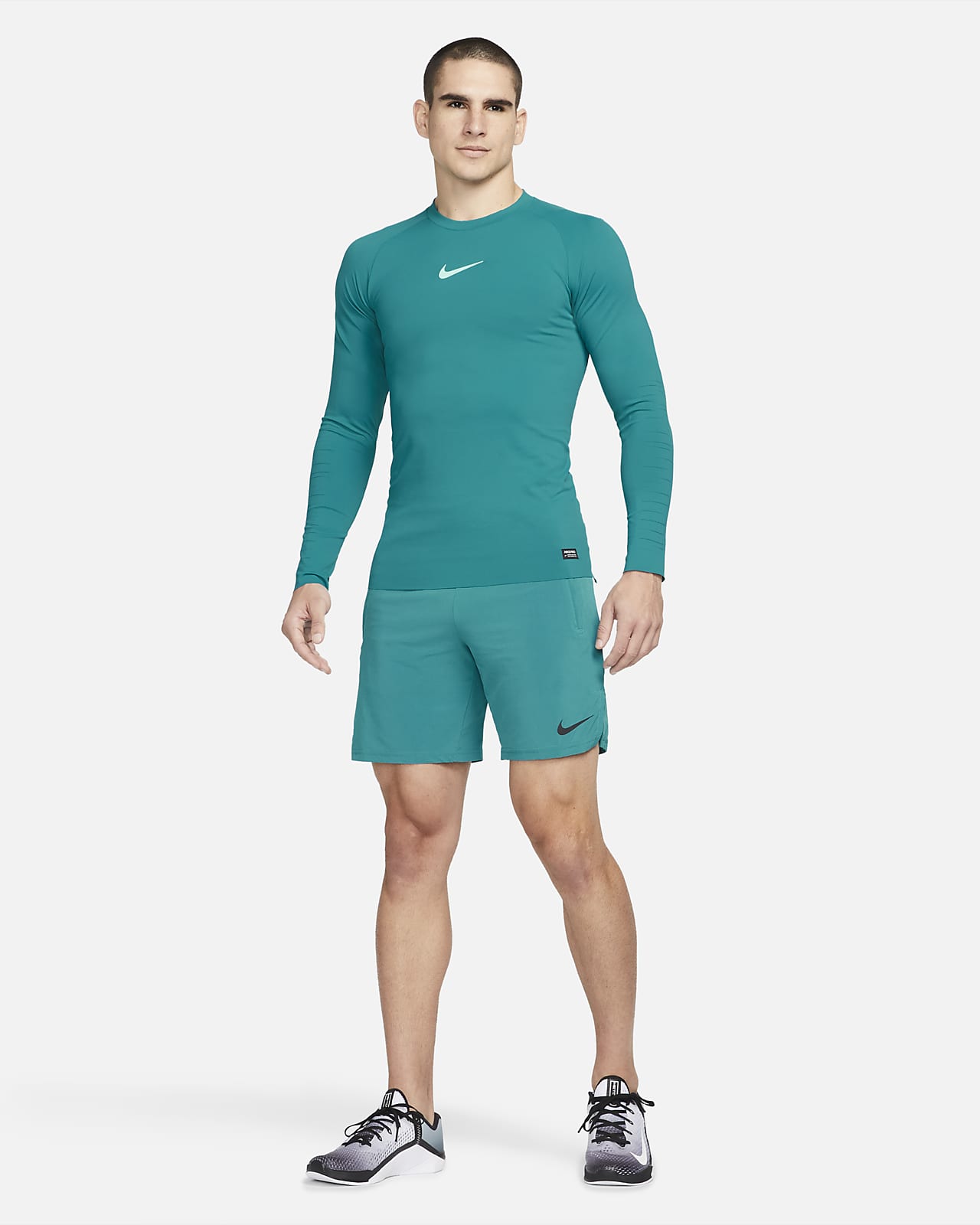 nike pros teal