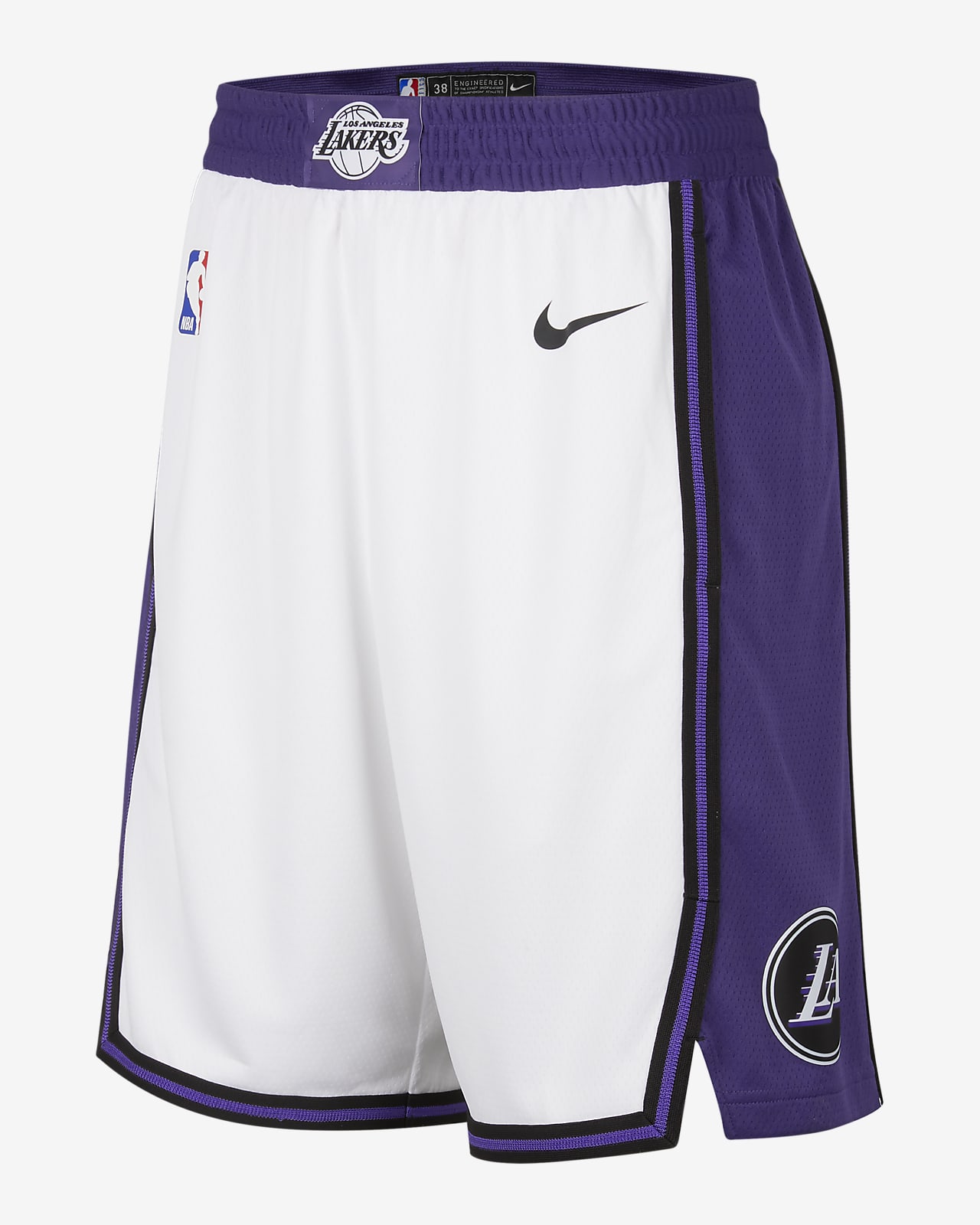 Shorts Nike Swingman para hombre Los Angeles Lakers Edition.