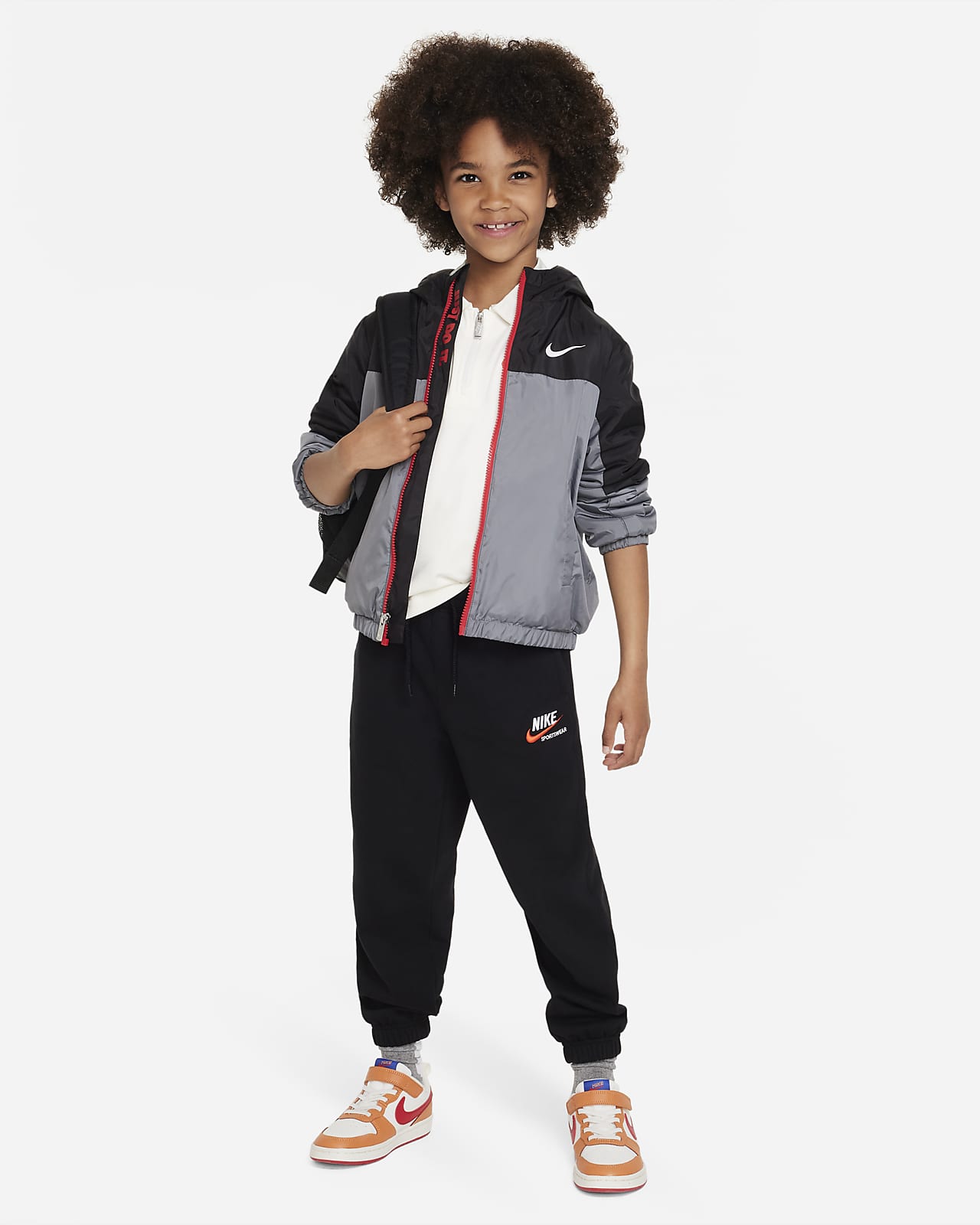 Nike Fleece Lined Woven Jacket Jacke für jüngere Kinder. Nike DE