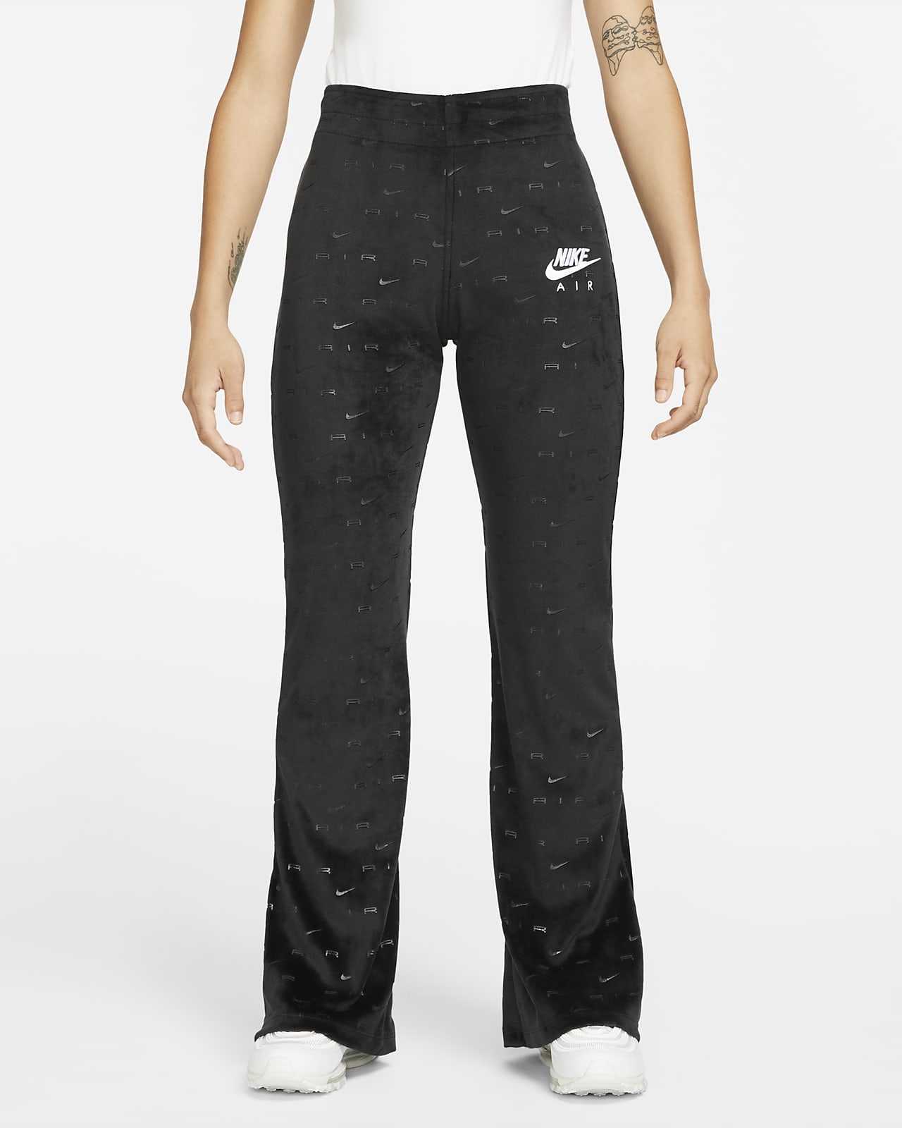 Nike Air Velours damesbroek met halfhoge taille. Nike NL
