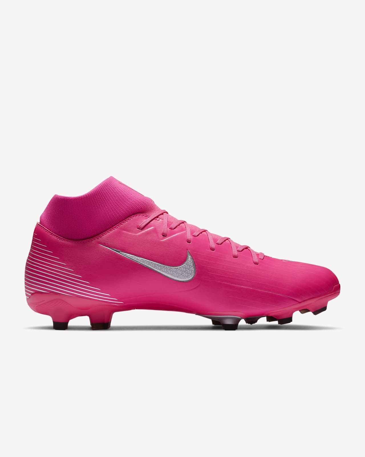 scarpe da calcio rosa e bianche