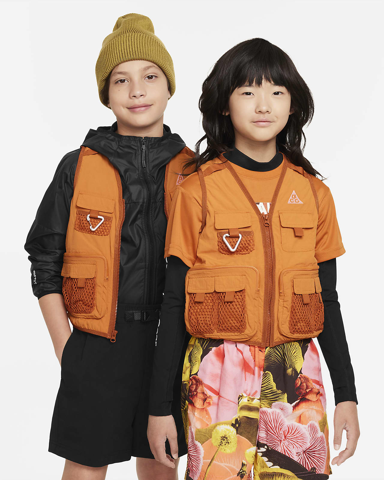Nike ACG Storm-FIT Big Kids' Convertible Jacket.