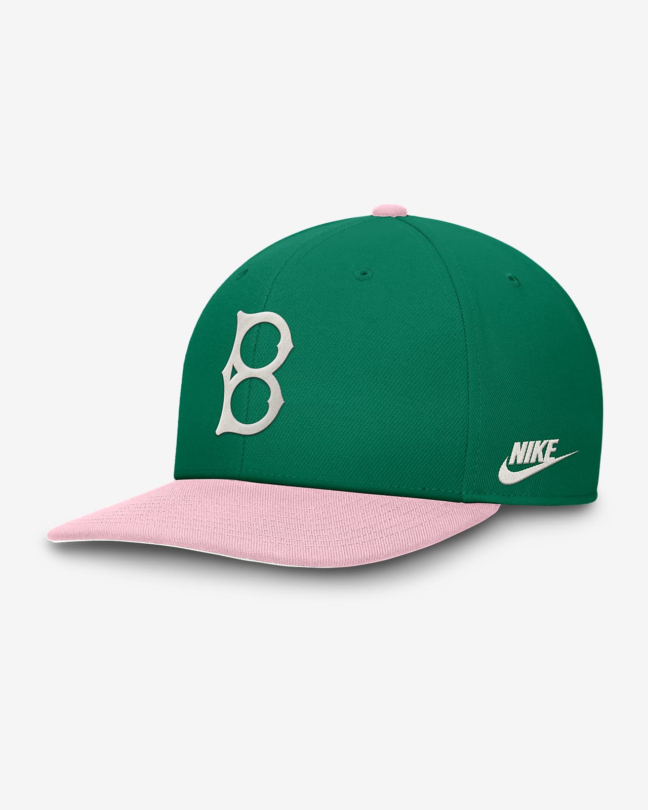 Gorra ajustable Nike Dri-FIT de la MLB para hombre Brooklyn Dodgers Malachite Pro