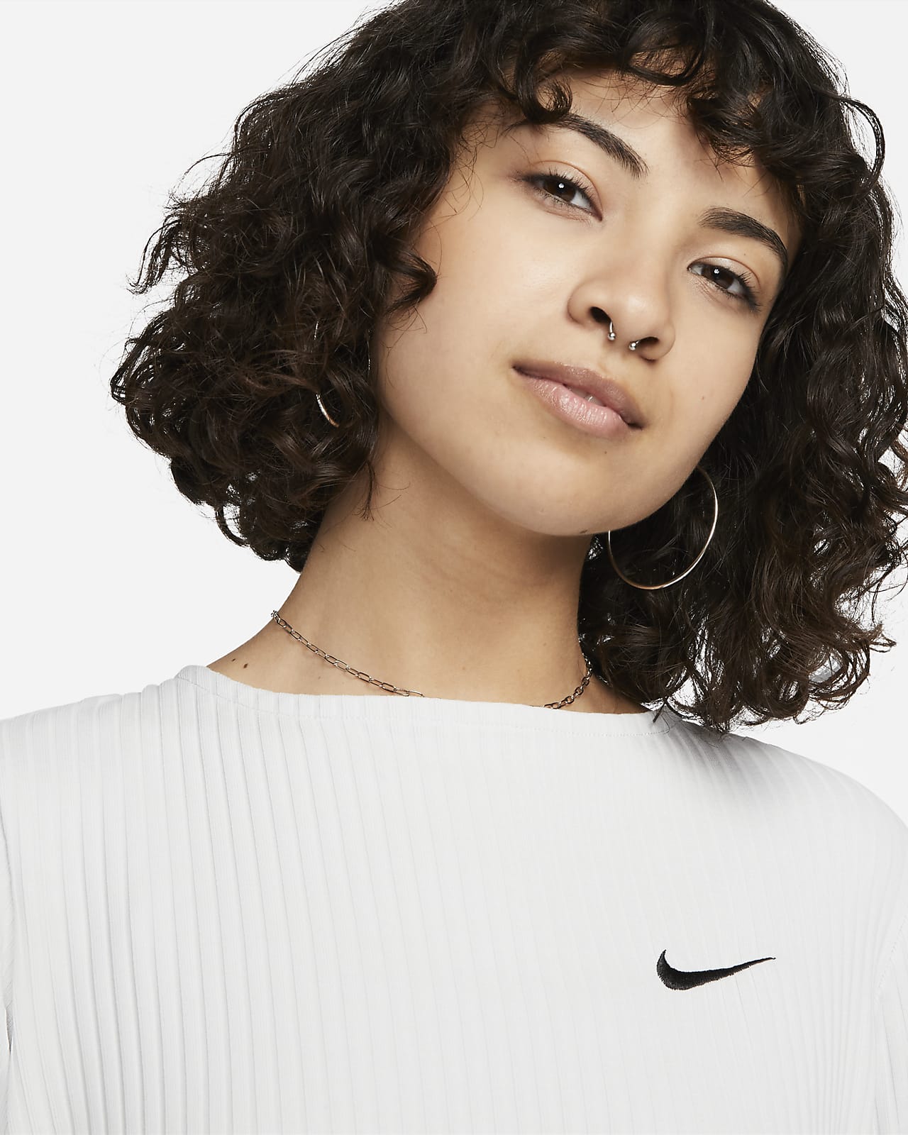 Nike Sportswear Women's Ribbed Jersey Long-Sleeve Nike.com