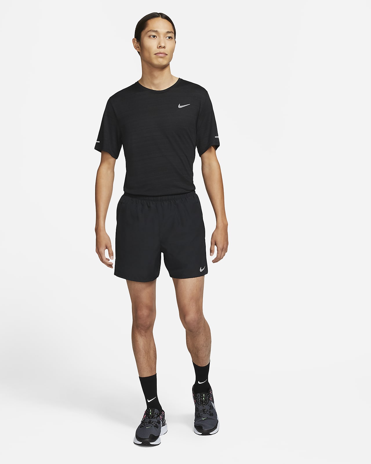 nike crew running shorts