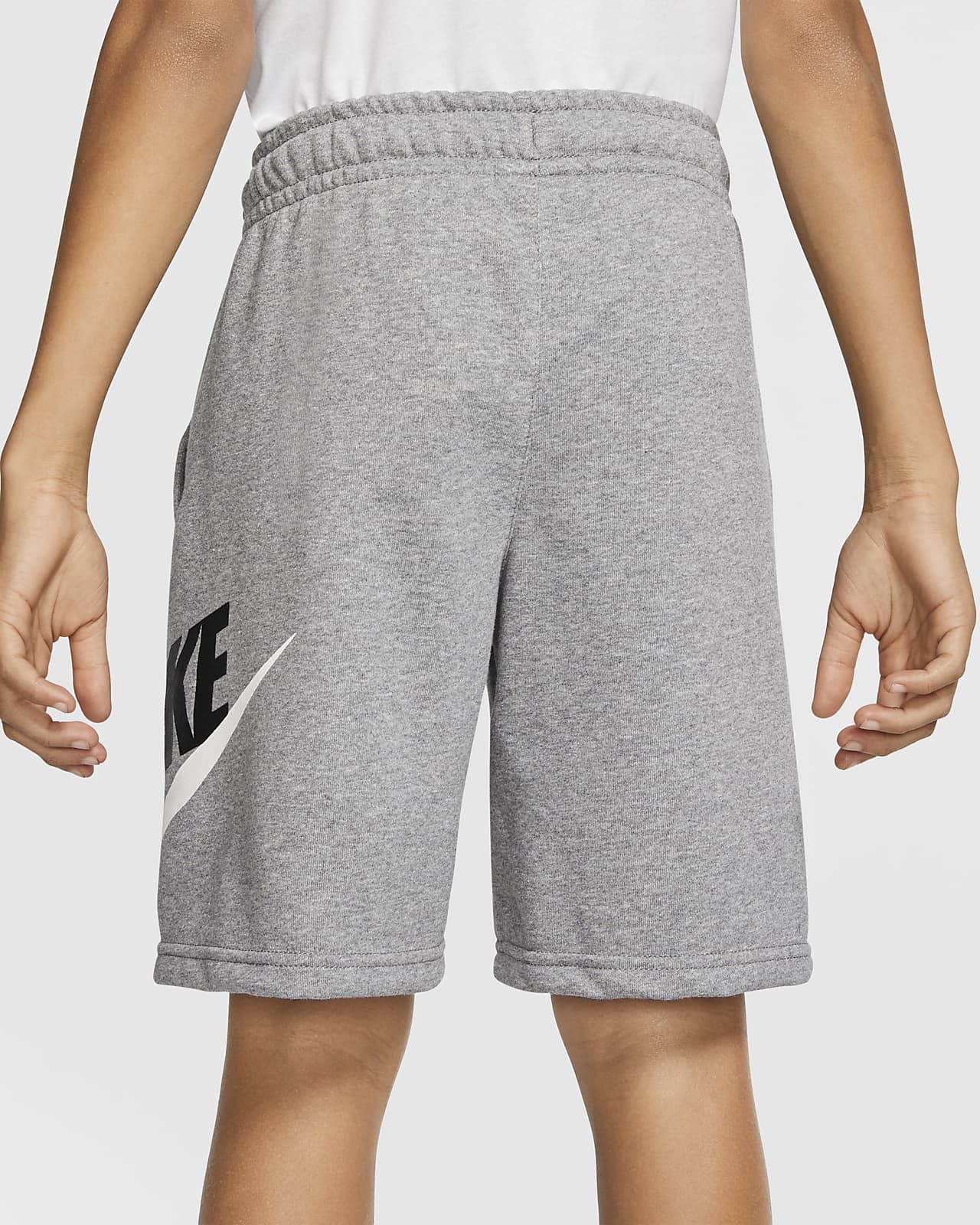 nike sportswear club fleece shorts grey