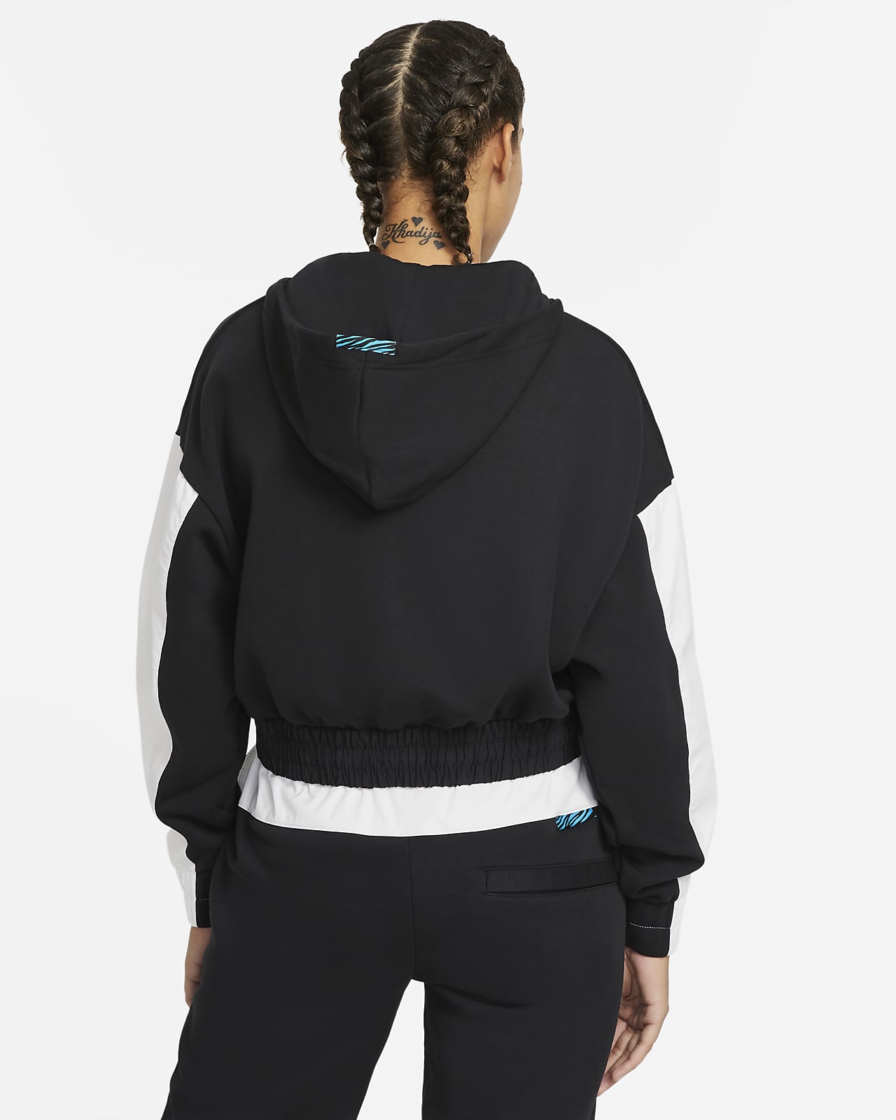 nike pro get fit icon clash fleece half zip jacket ladies