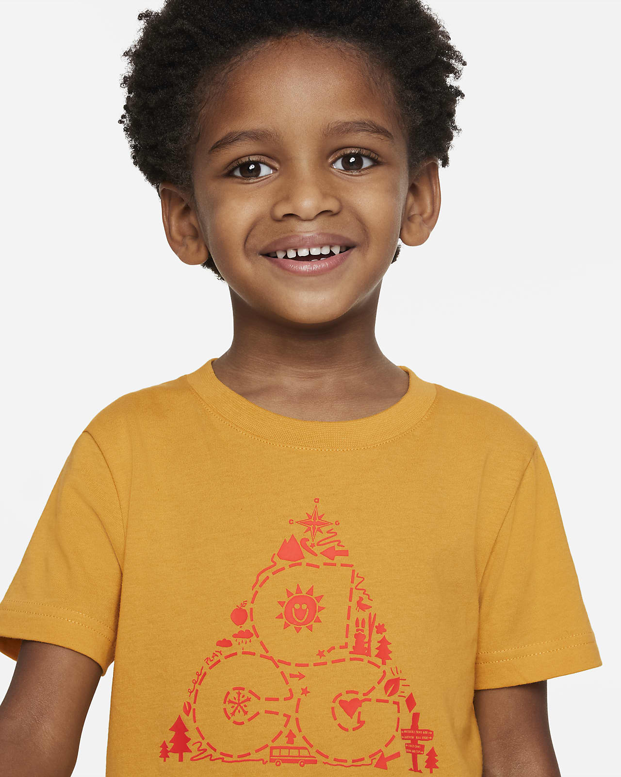 T shirt nike bambino on sale arancione