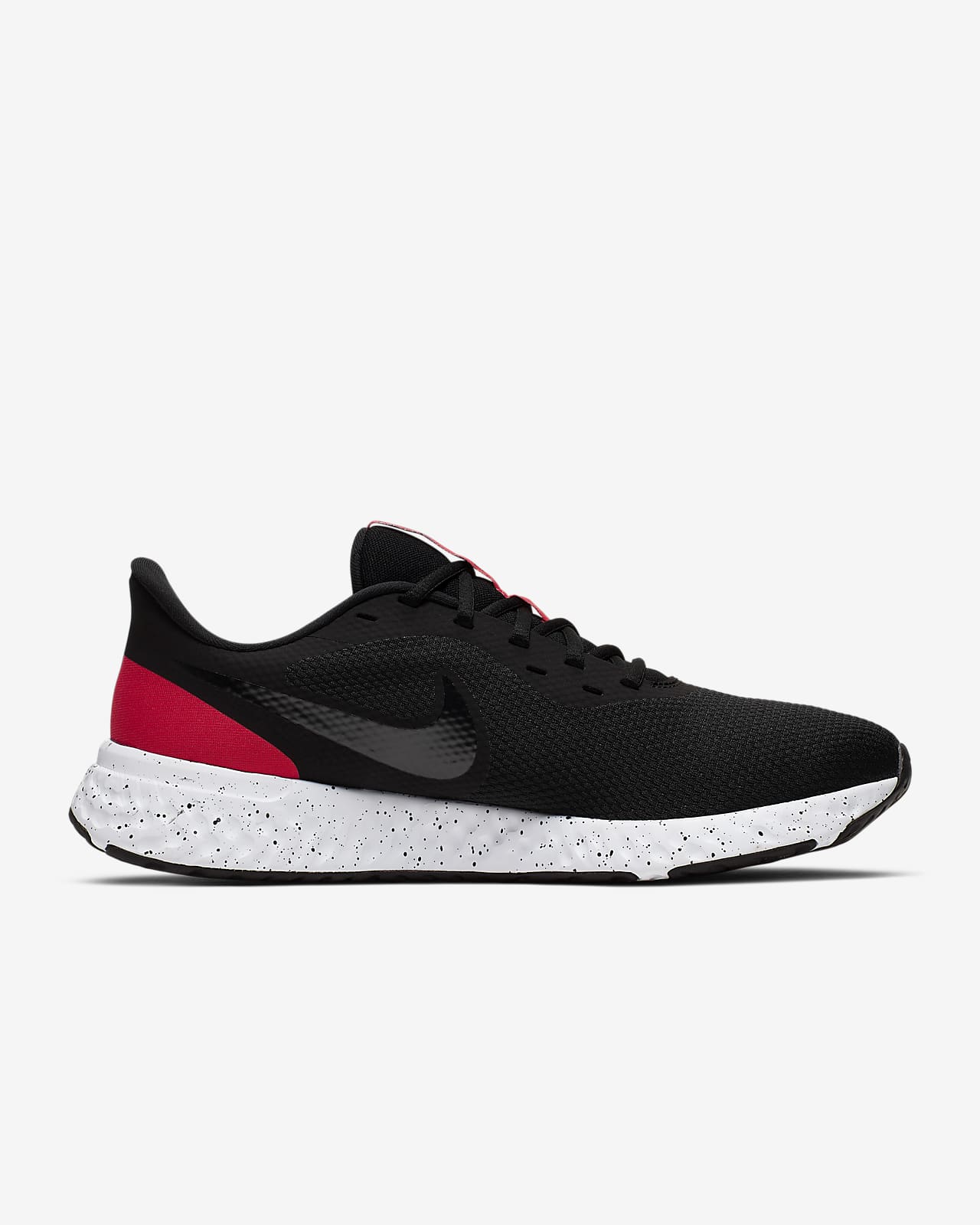 nike revolution 5 black and red