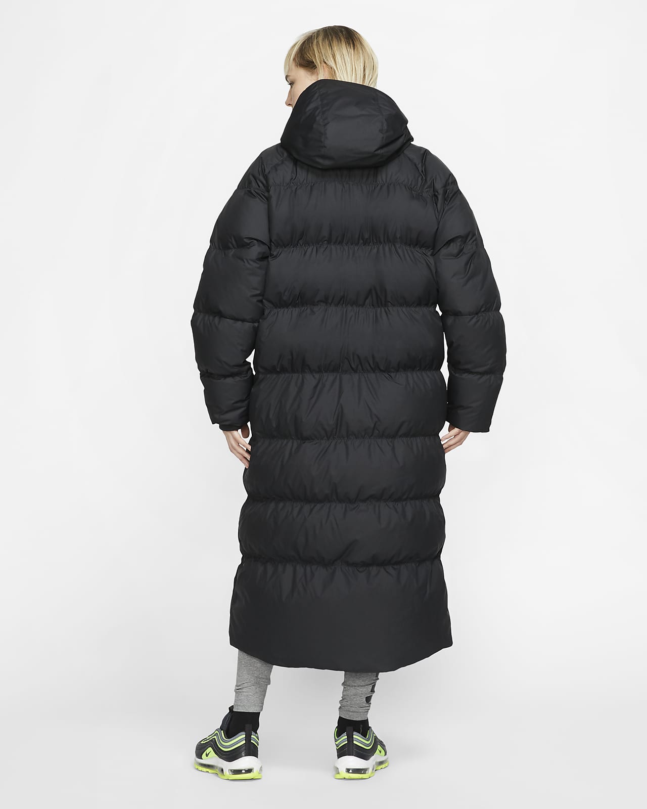 nike long down coat