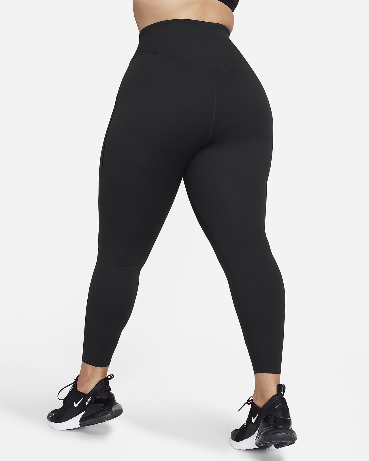Nike Universa Women's Medium-Support High-Waisted Full-Length Leggings with  Pockets (Plus Size). Nike UK