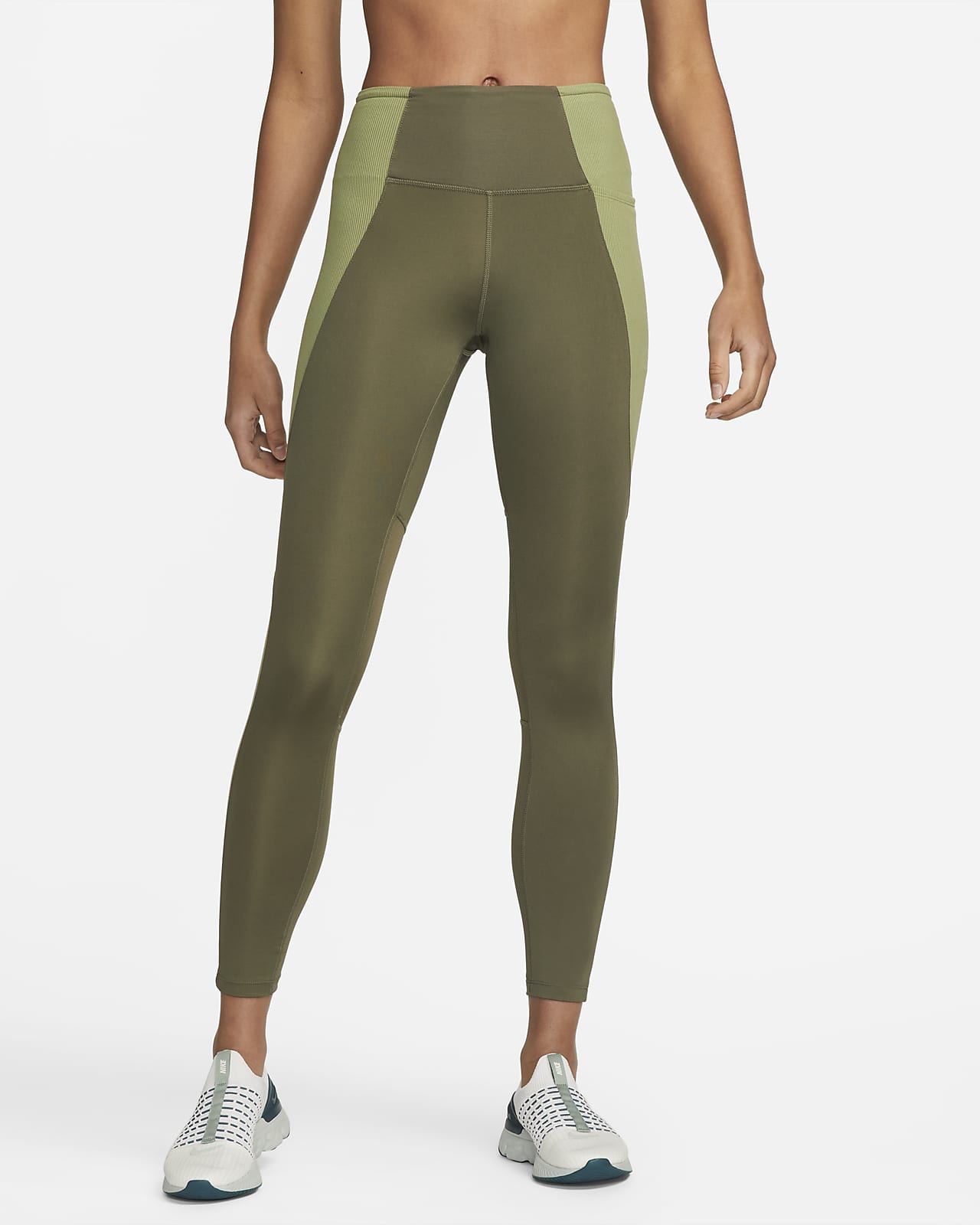 Leggings de running a 7/8 de cintura normal com bolsos Nike Air Fast para mulher