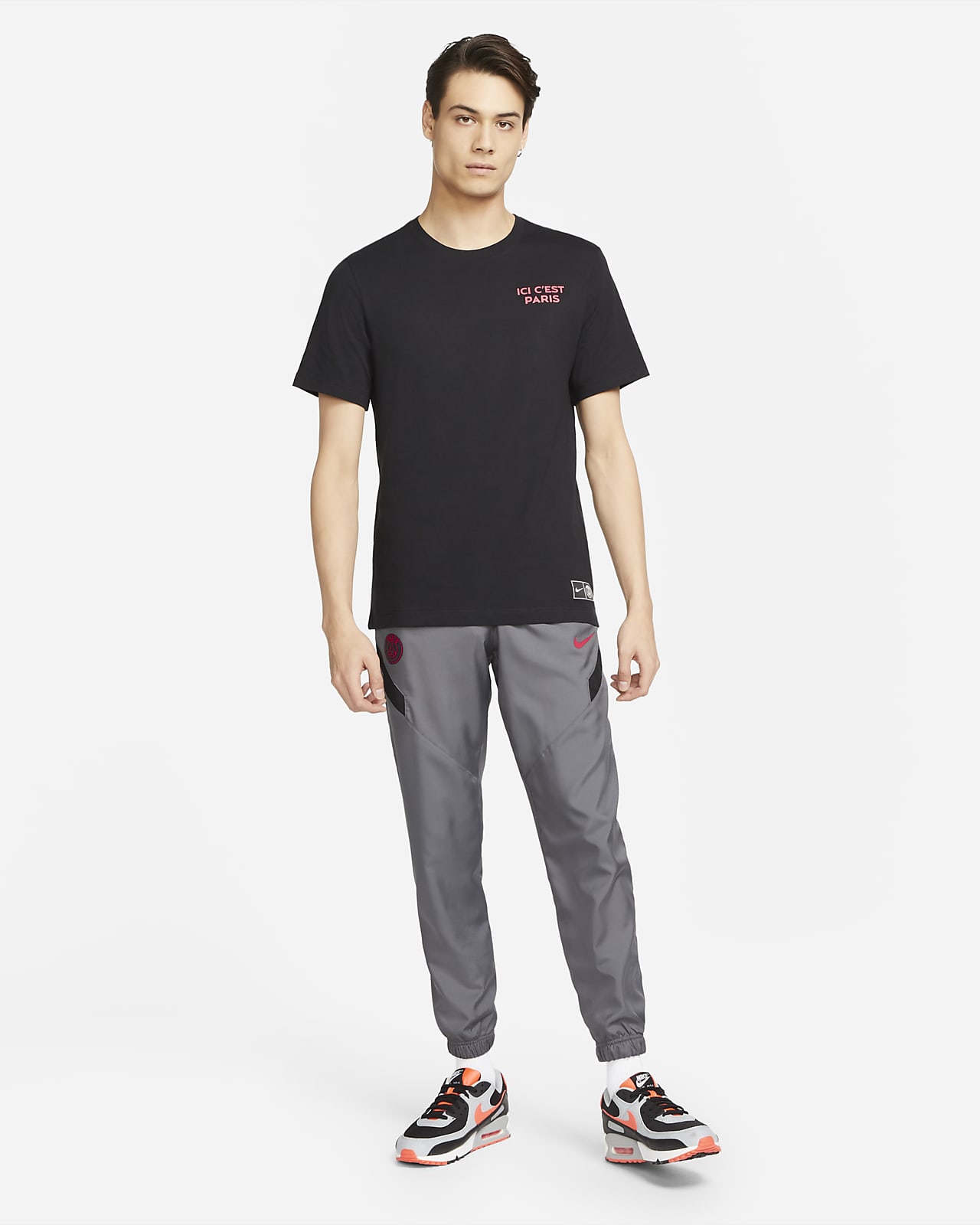 Playera de fútbol para hombre Paris Saint-Germain . Nike.com