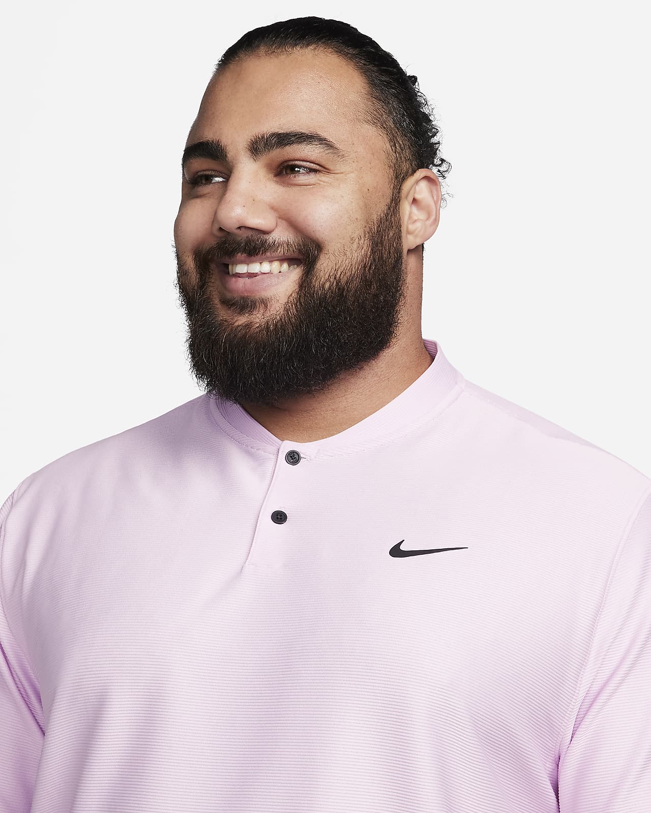 Pink nike golf outlet shirt mens