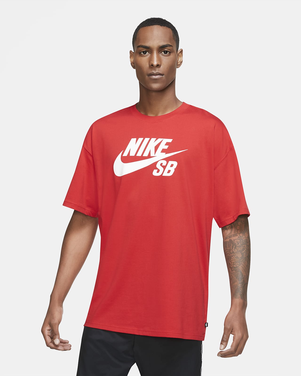 nike shirt red white blue