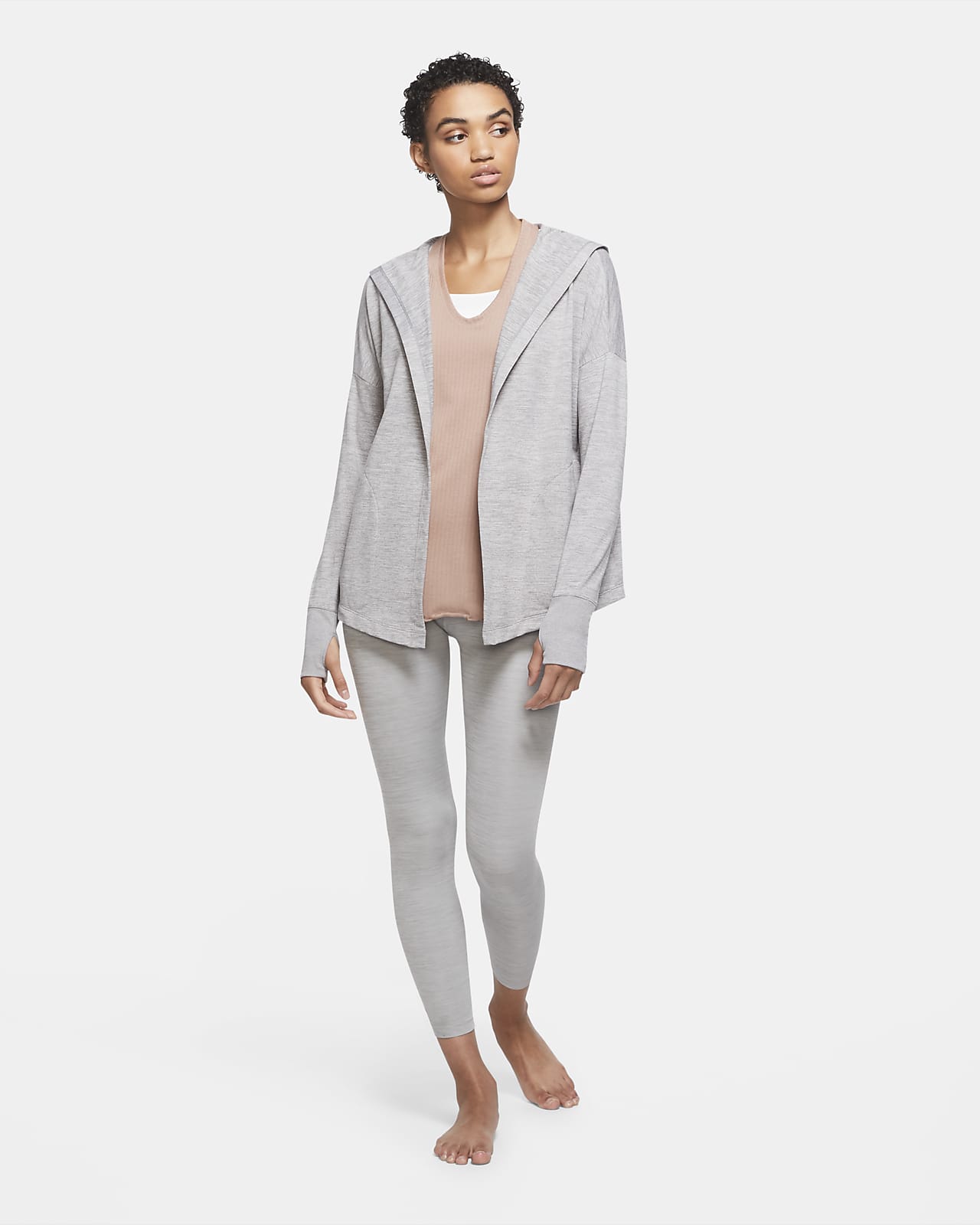 nike yoga cardigan