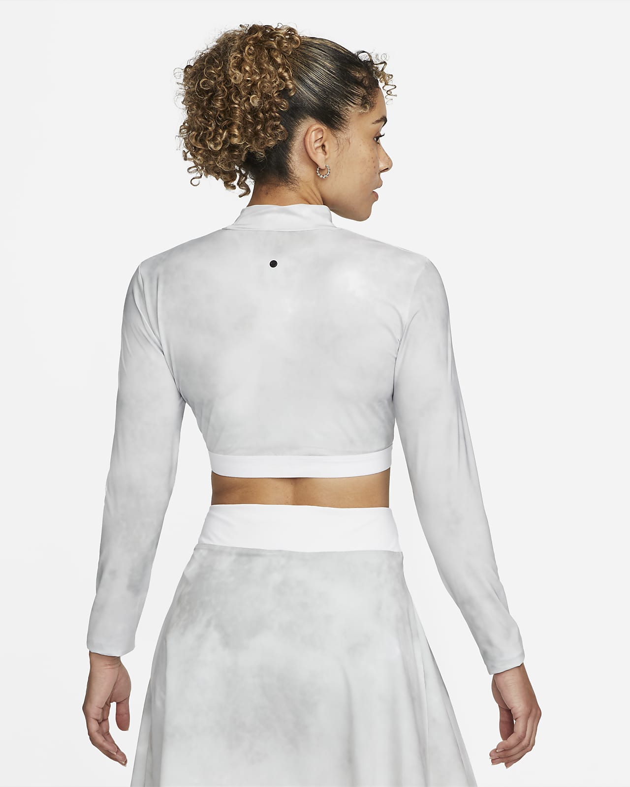 Nike Dri-FIT UV Ace Women's Long-Sleeve Golf Top - White