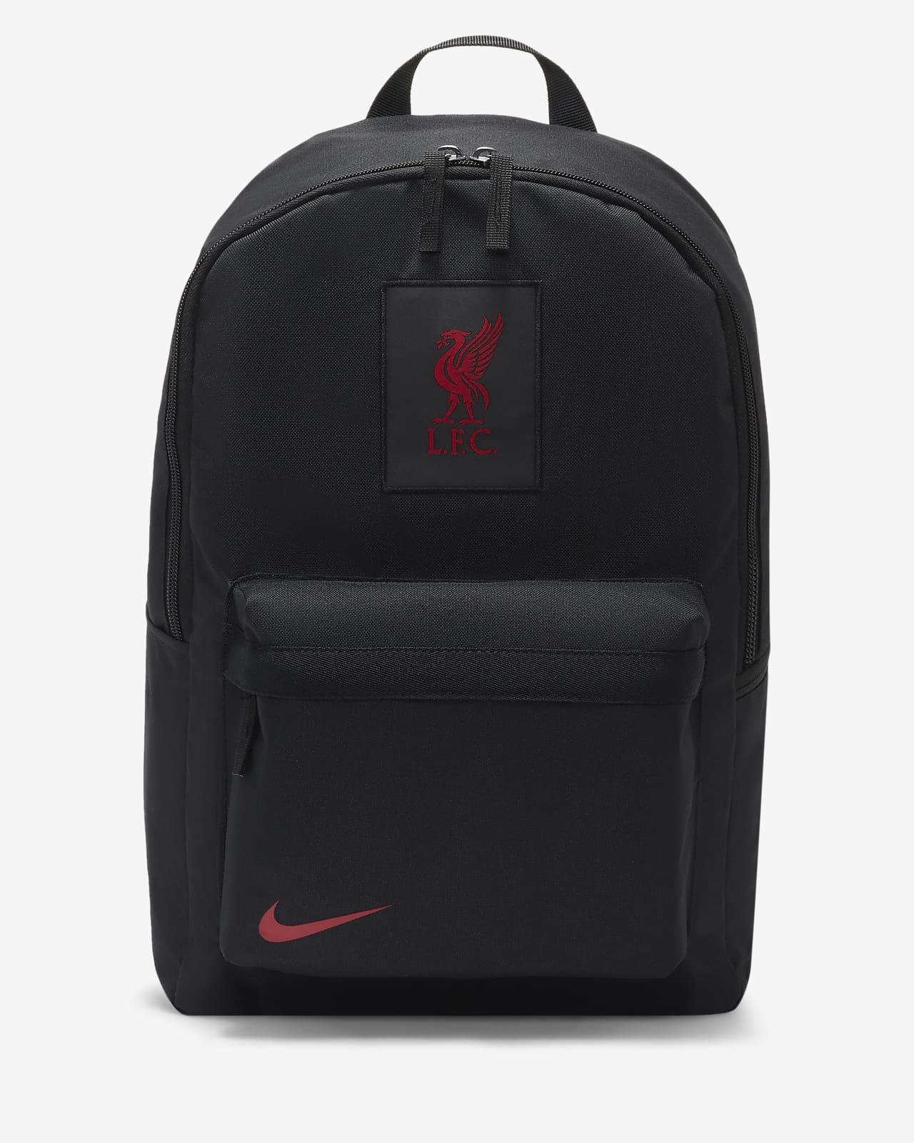 nike black and red bag