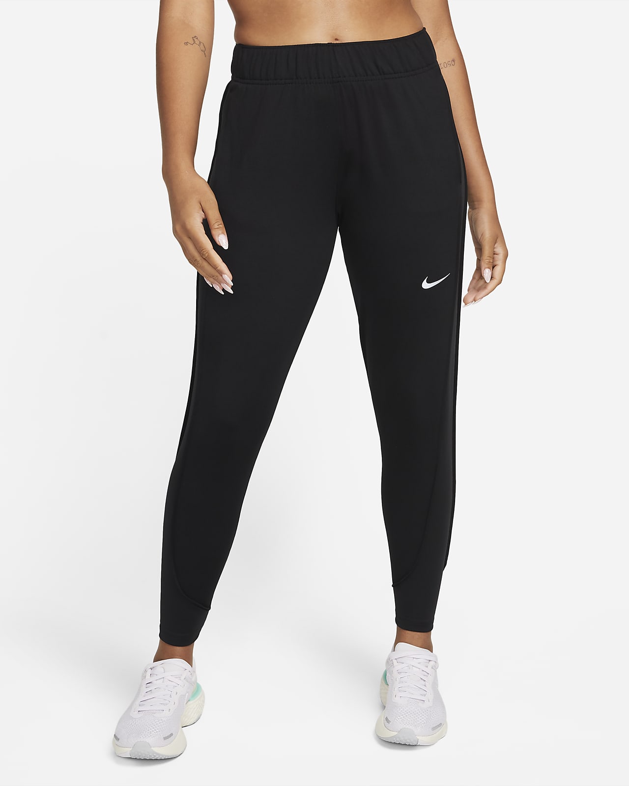 Nike Therma-FIT Essential Running Pants Women - black/black/reflective  silver DD6472-010