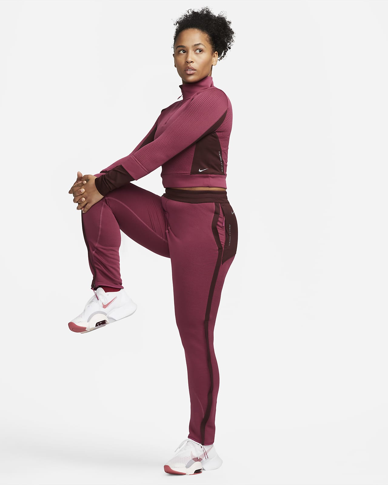 Nike Women's Therma Training Sweat Pants (Black, X-Small) 