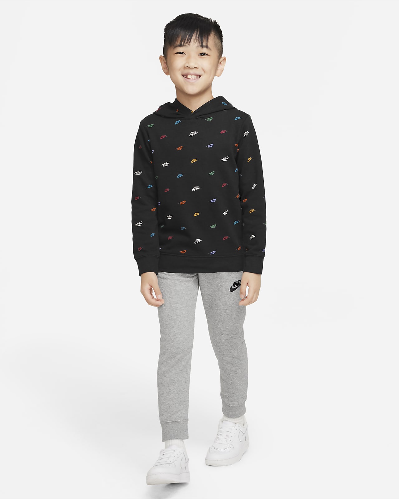Nike Younger Kids' Monogram Hoodie and Trousers Set. Nike NL