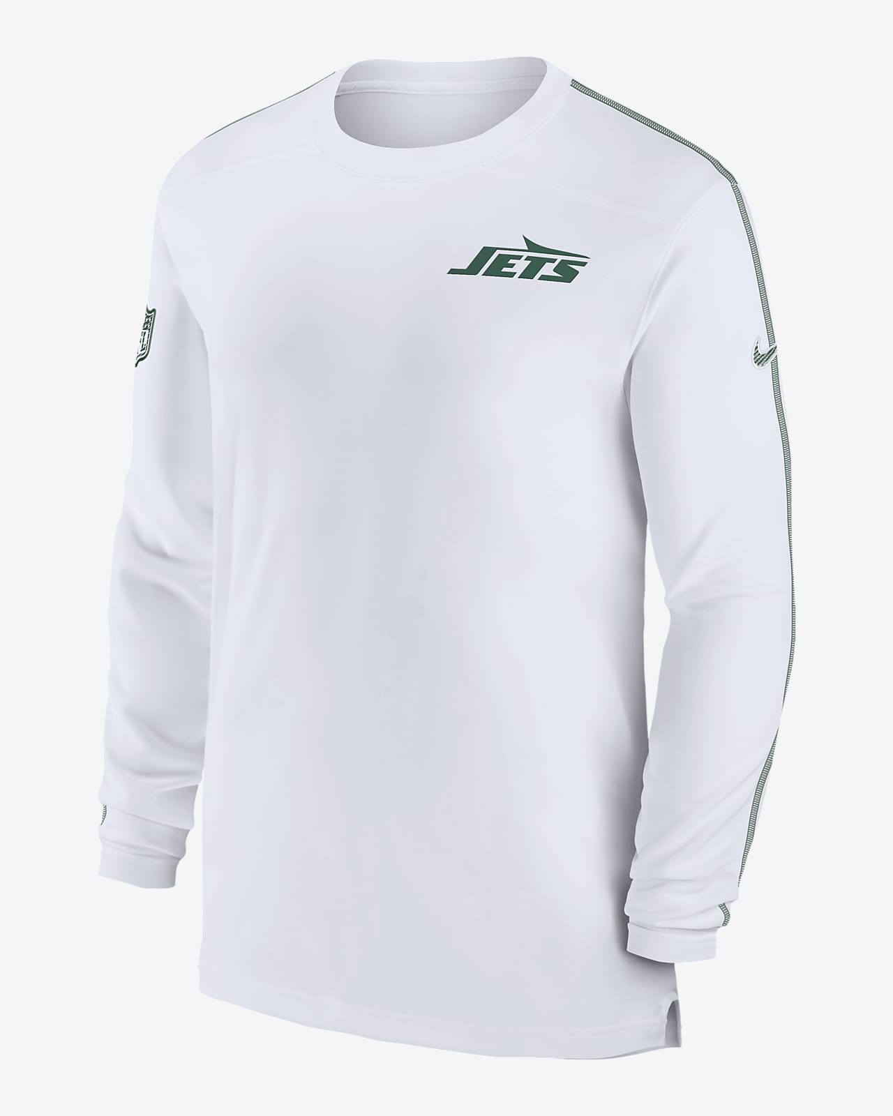 New York Jets Sideline Coach Men's Nike Dri-FIT NFL Long-Sleeve Top