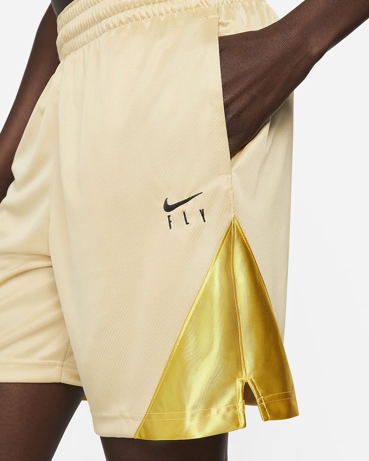 gold nike basketball shorts