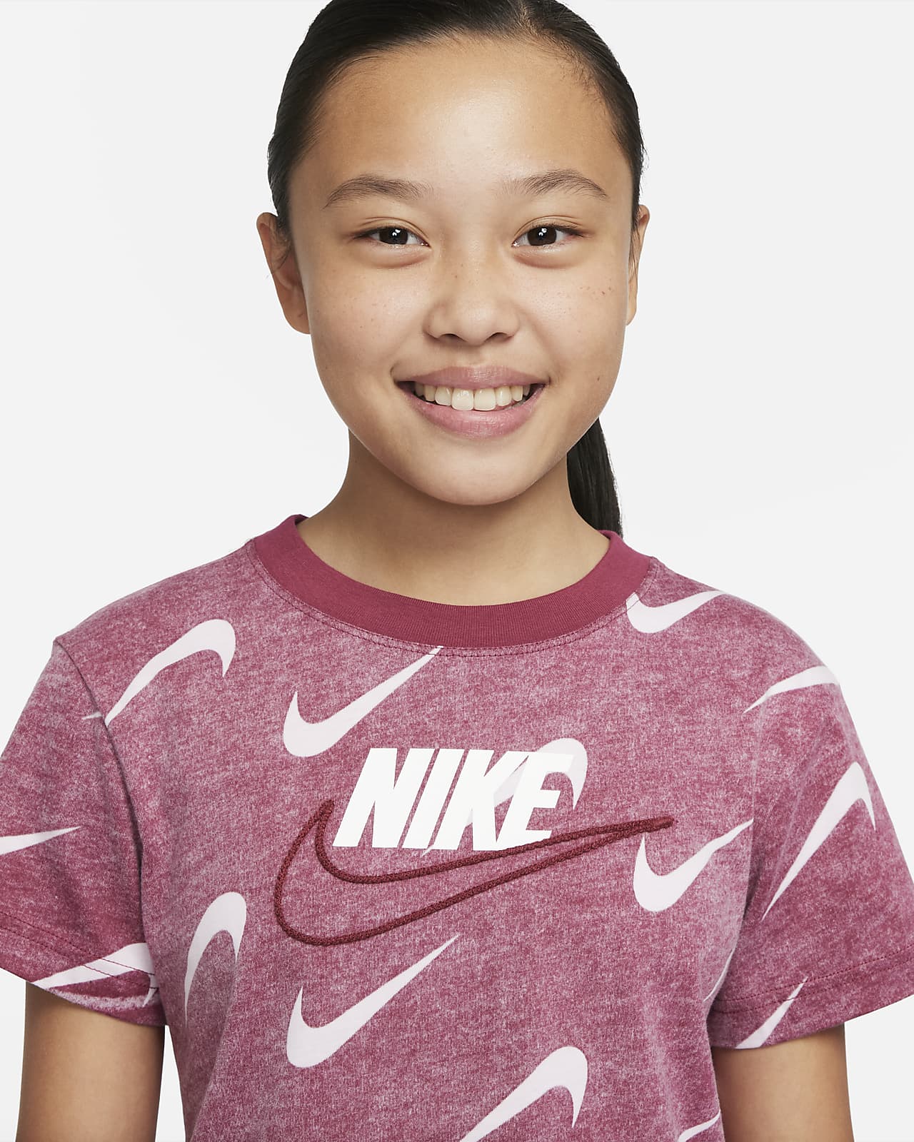 t shirt nike bambino rosa