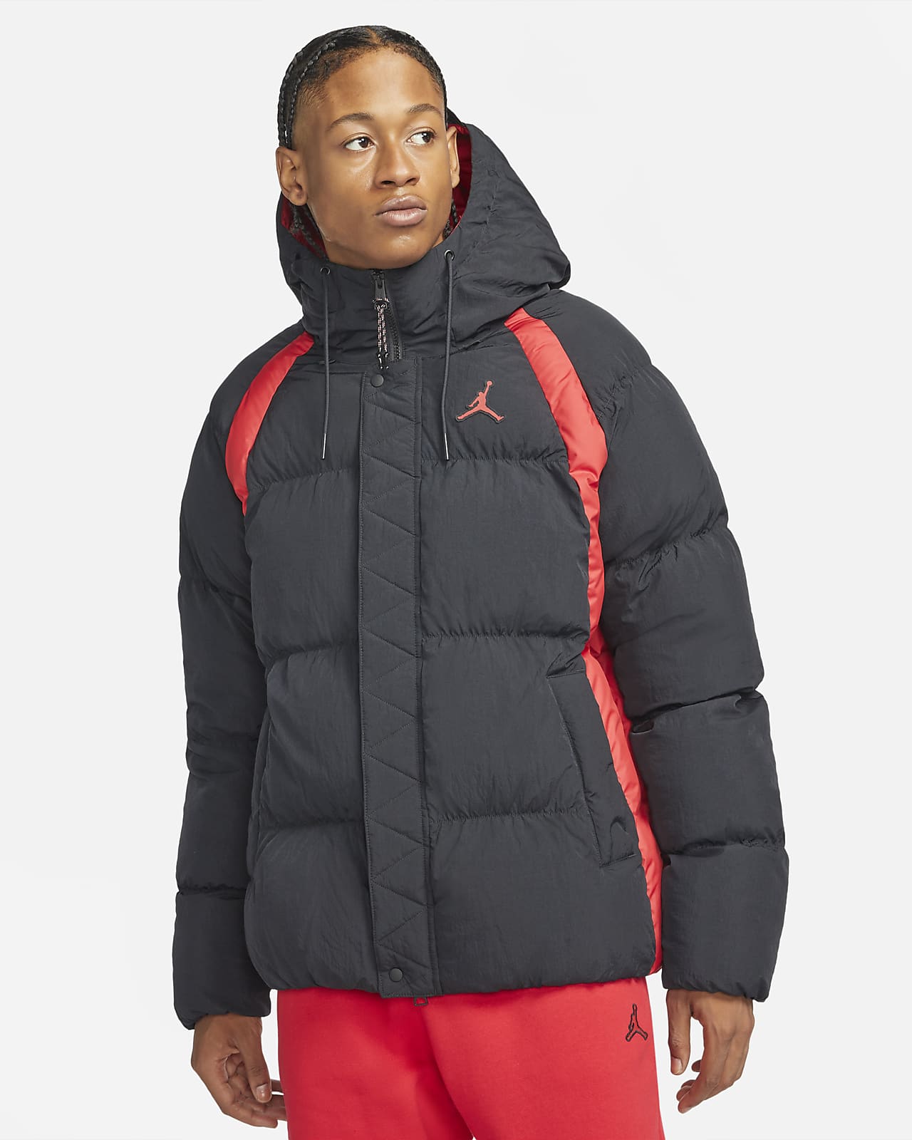 veste jordan grise homme