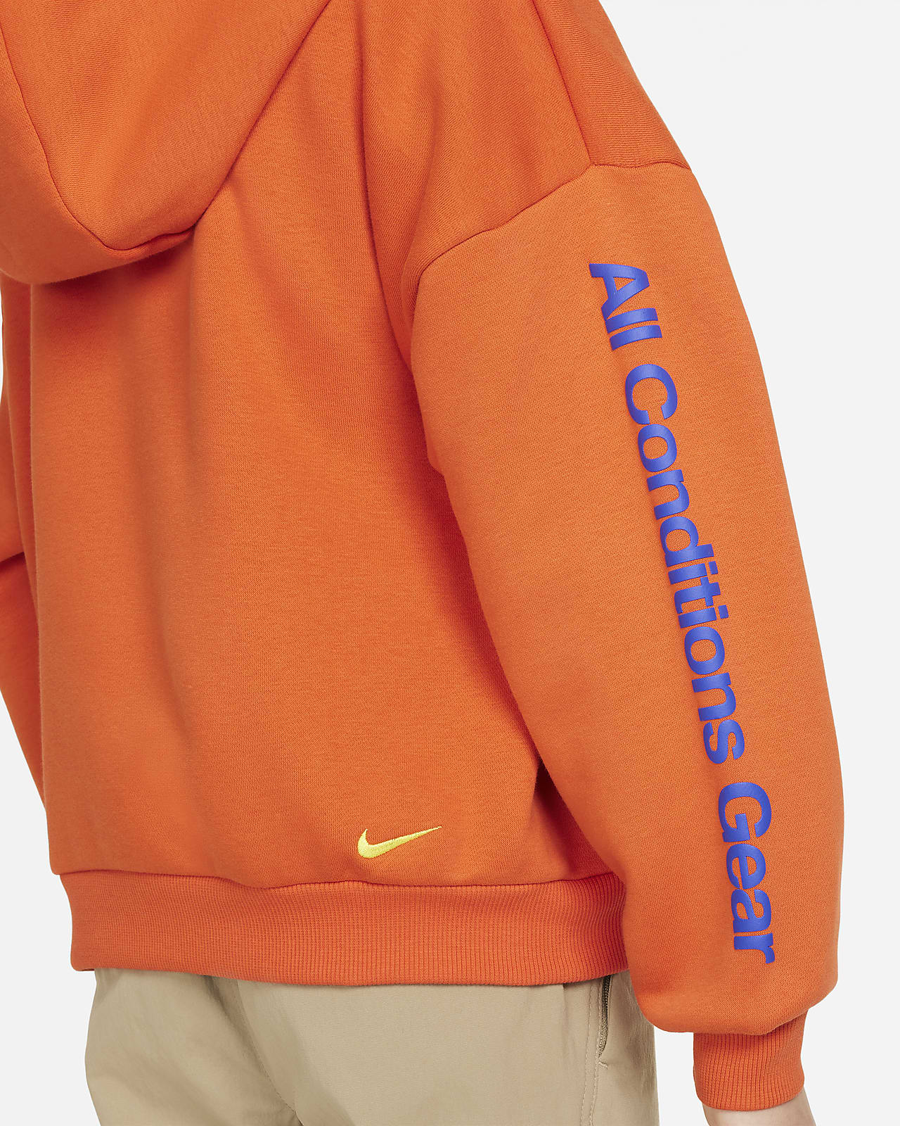 Orange nike hoodie with japanese writing sale