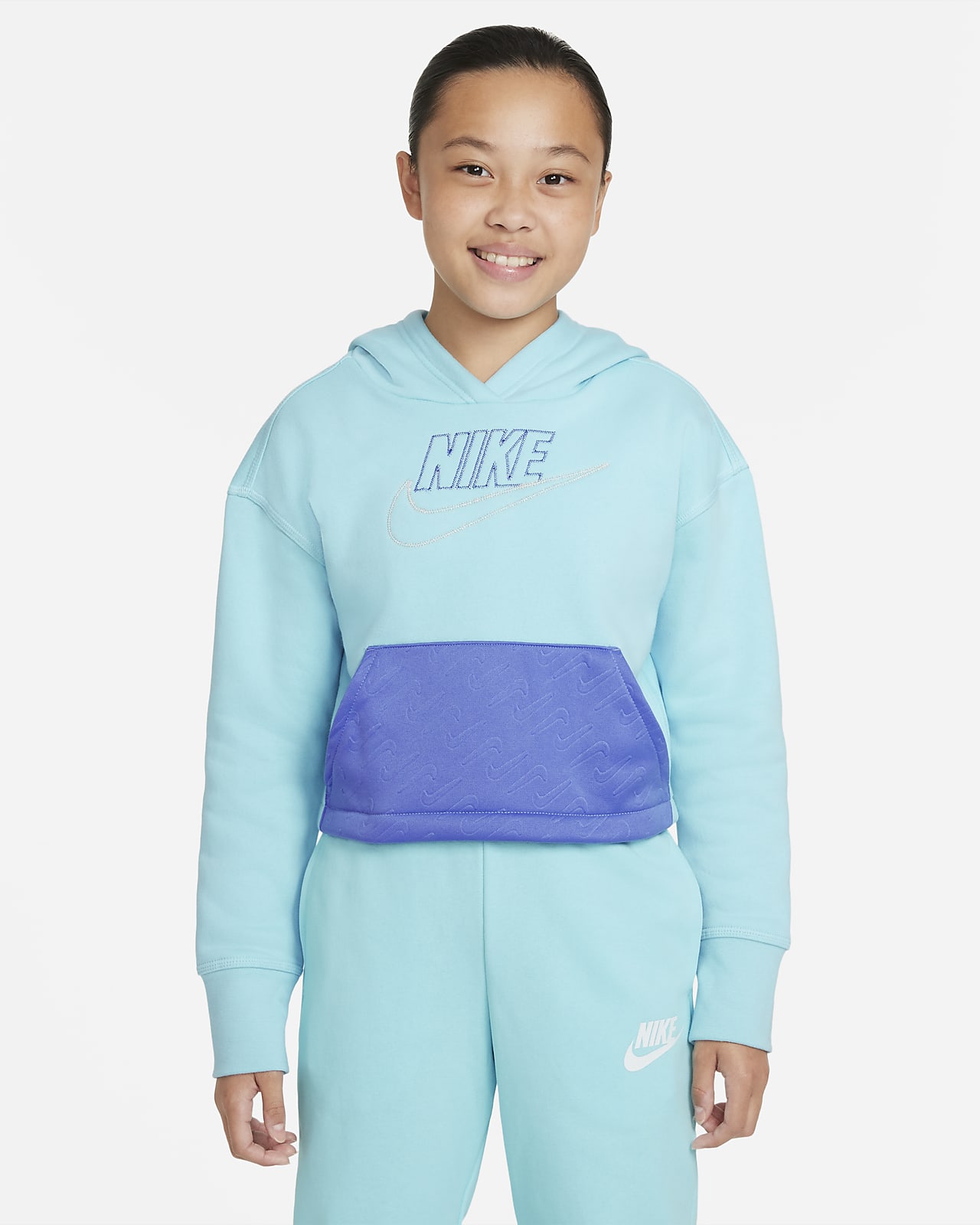 nike sportswear icon clash pullover hoodie