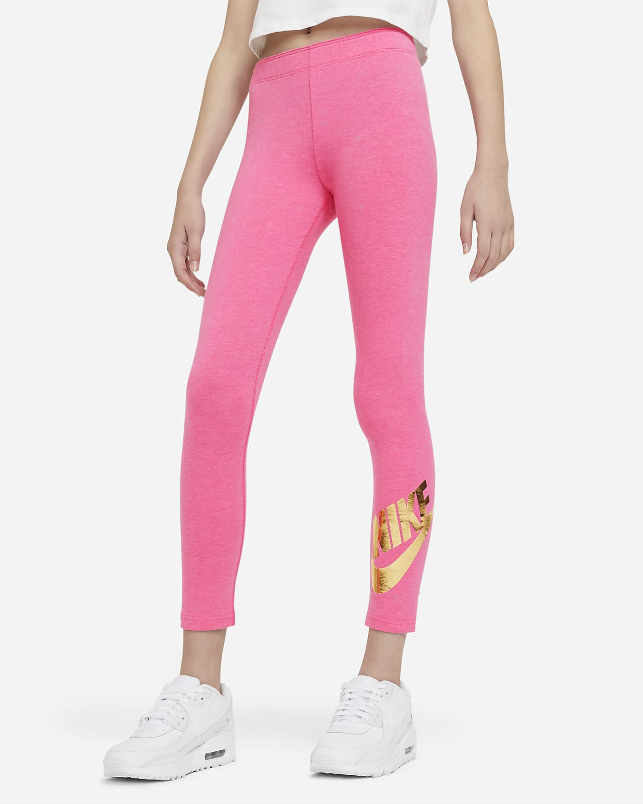 girls pink nike leggings