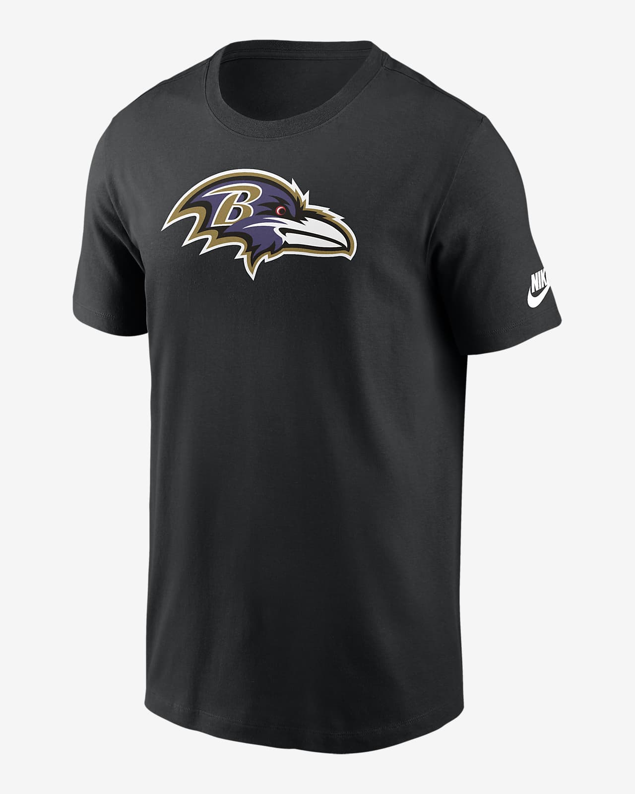Playera Nike de la NFL para hombre Baltimore Ravens Rewind Logo Essential