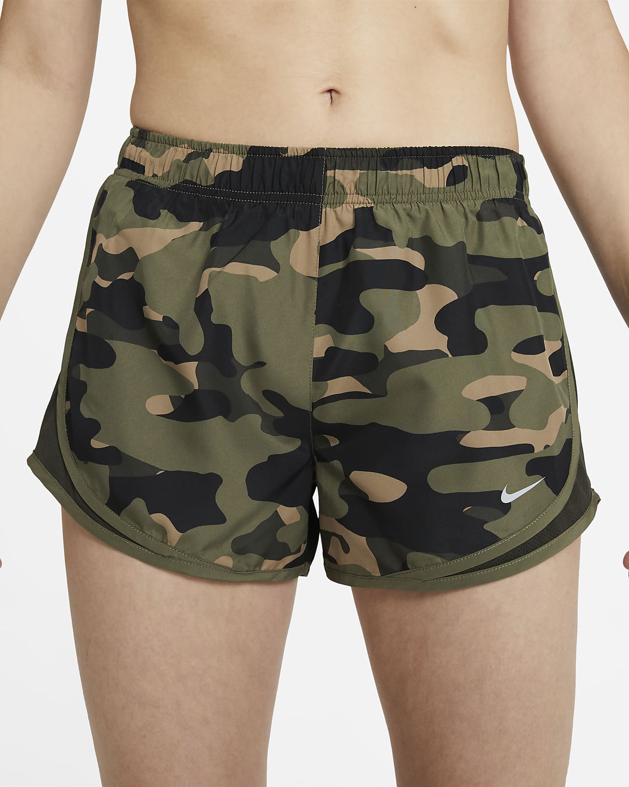 nike printed tempo running shorts