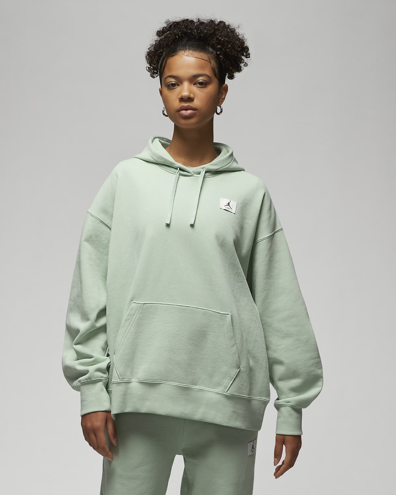 Felpa in fleece con cappuccio Jordan Flight – Donna
