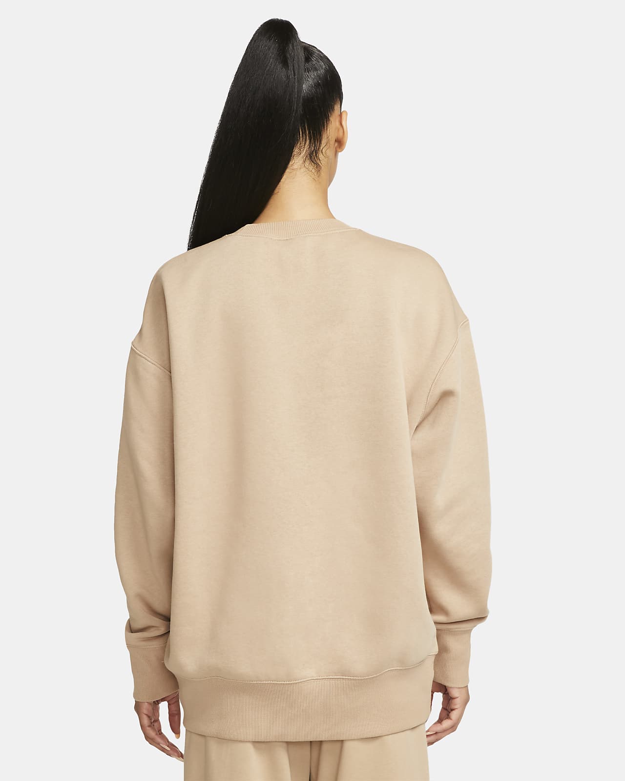 Oversized tan sweatshirt Clearance