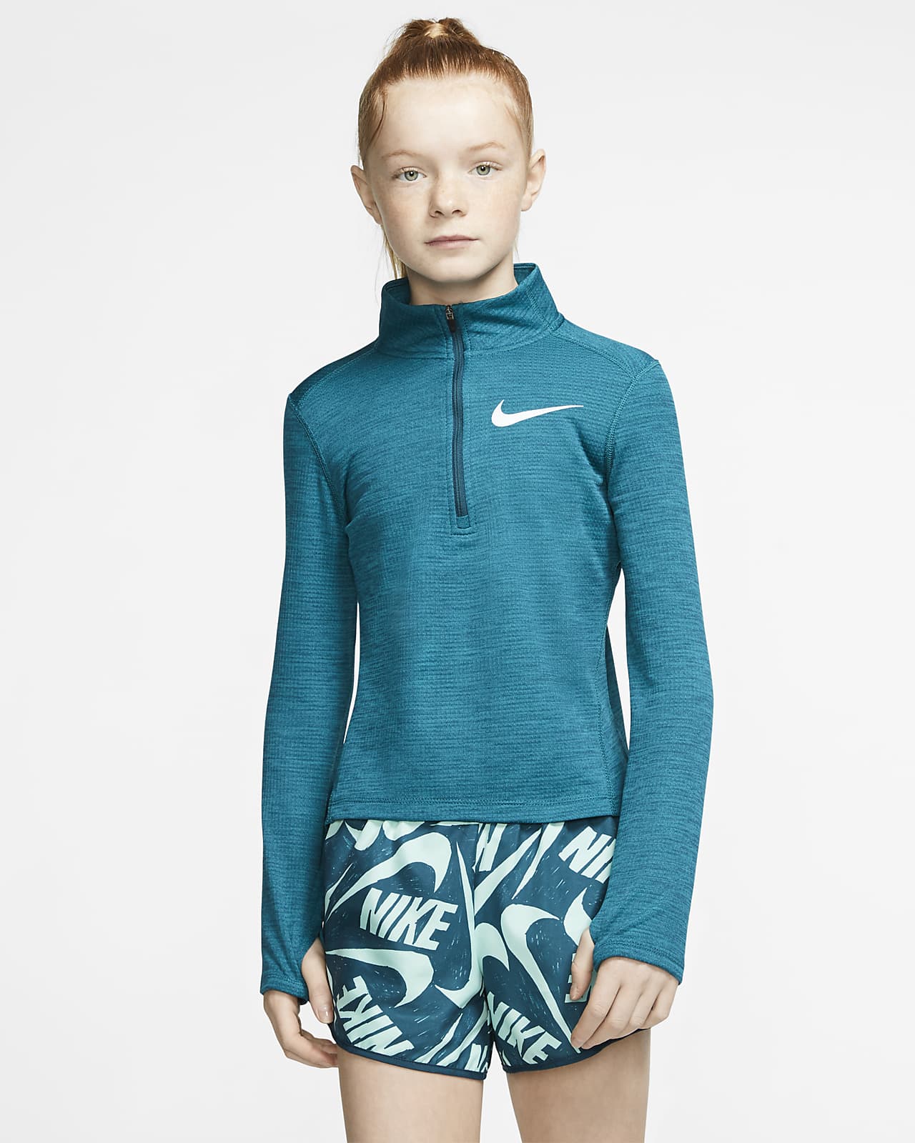 nike girls running top