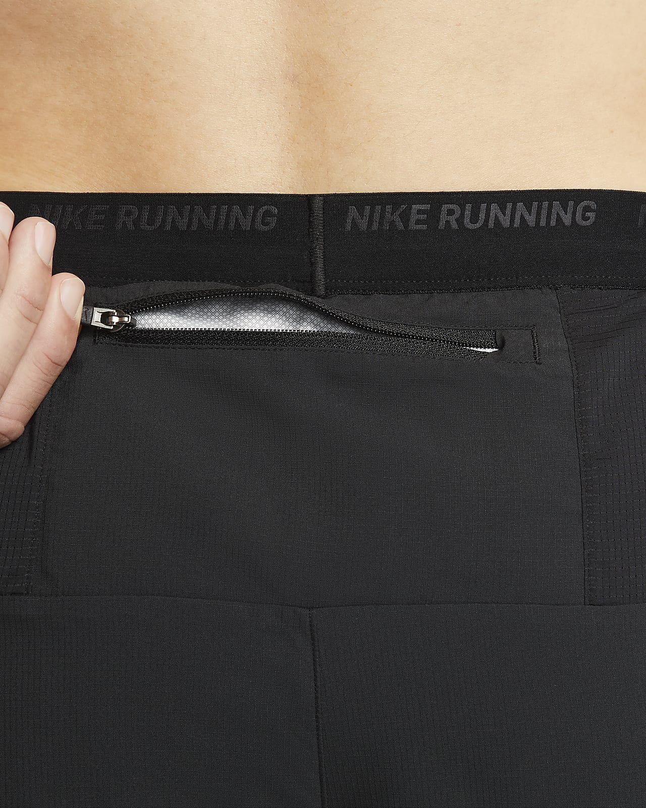 Short de running avec sous-short intégré 18 cm Dri-FIT Nike Stride pour  homme